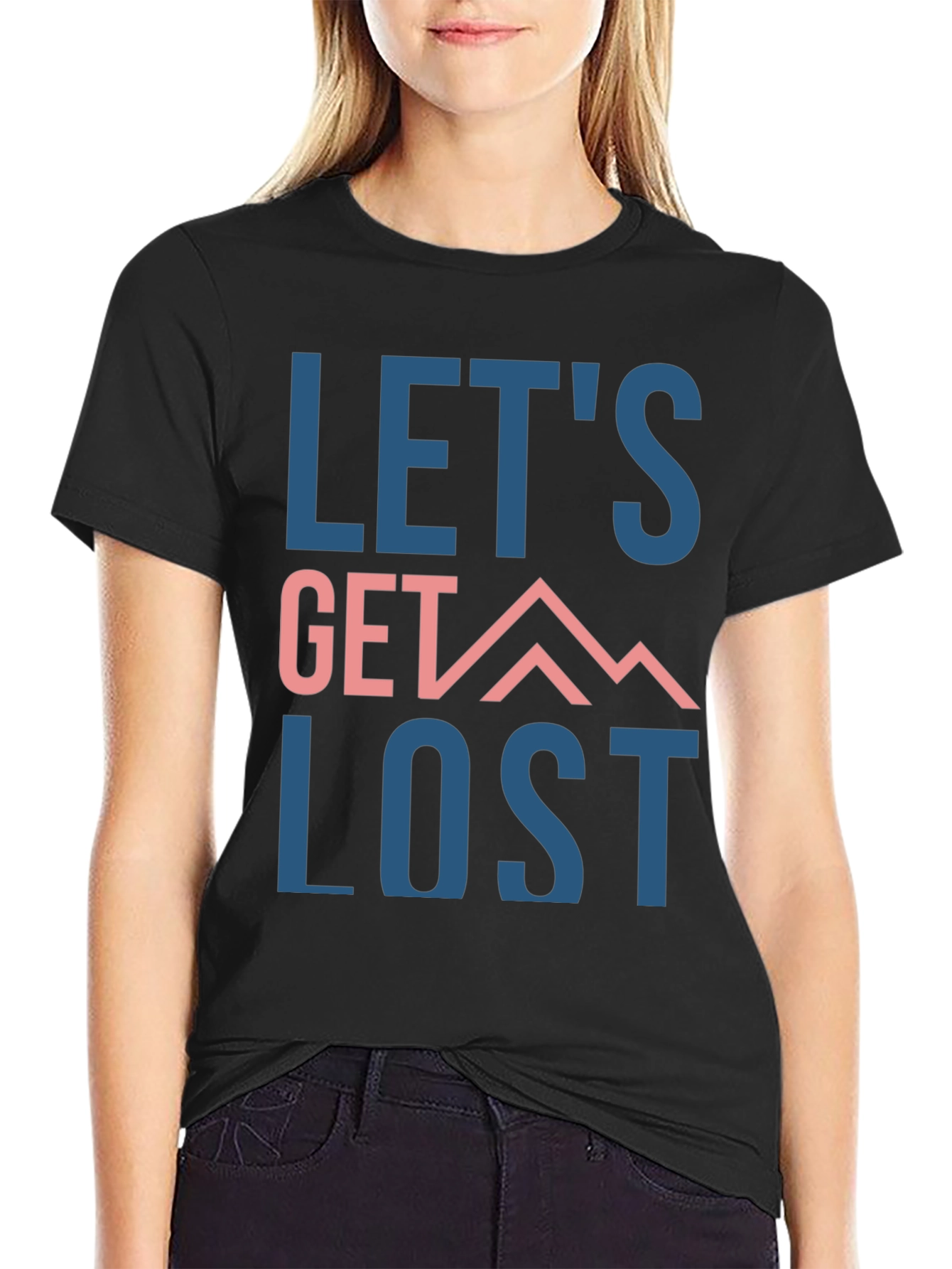 Lets Get Lost Graphic Tee - Adventure Awaits
