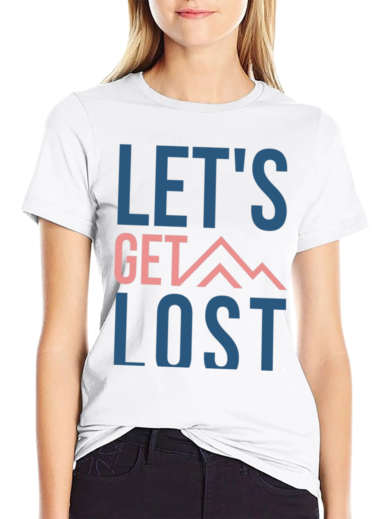 Lets Get Lost Graphic Tee - Adventure Awaits