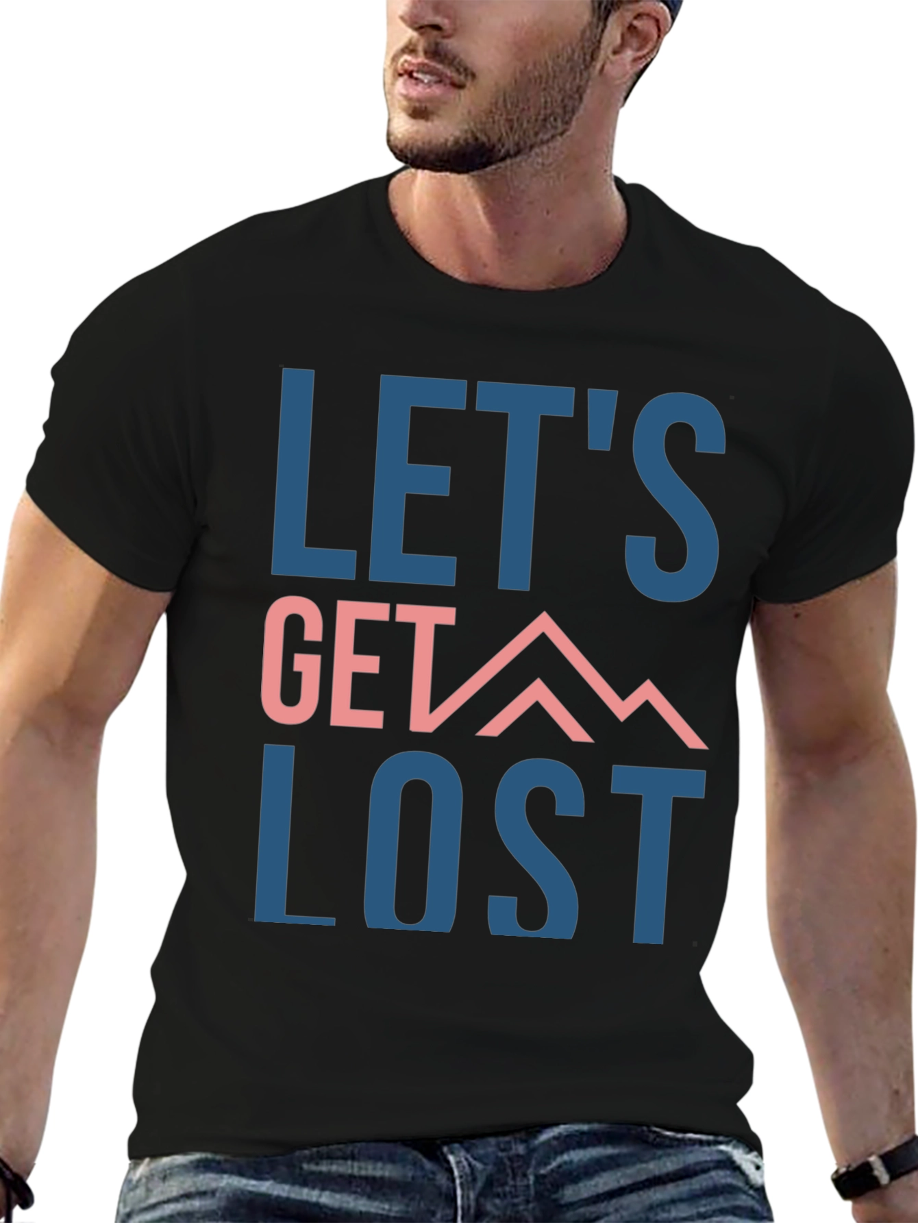Lets Get Lost Graphic Tee - Adventure Awaits