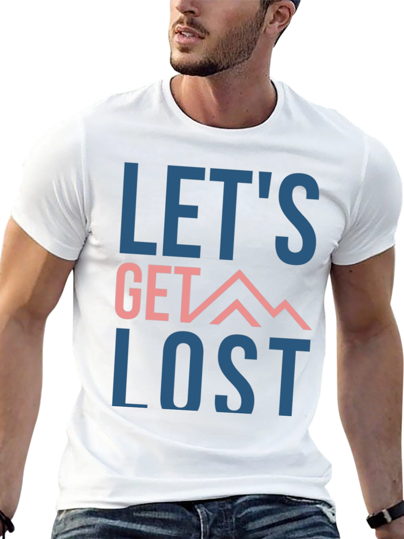 Lets Get Lost Graphic Tee - Adventure Awaits