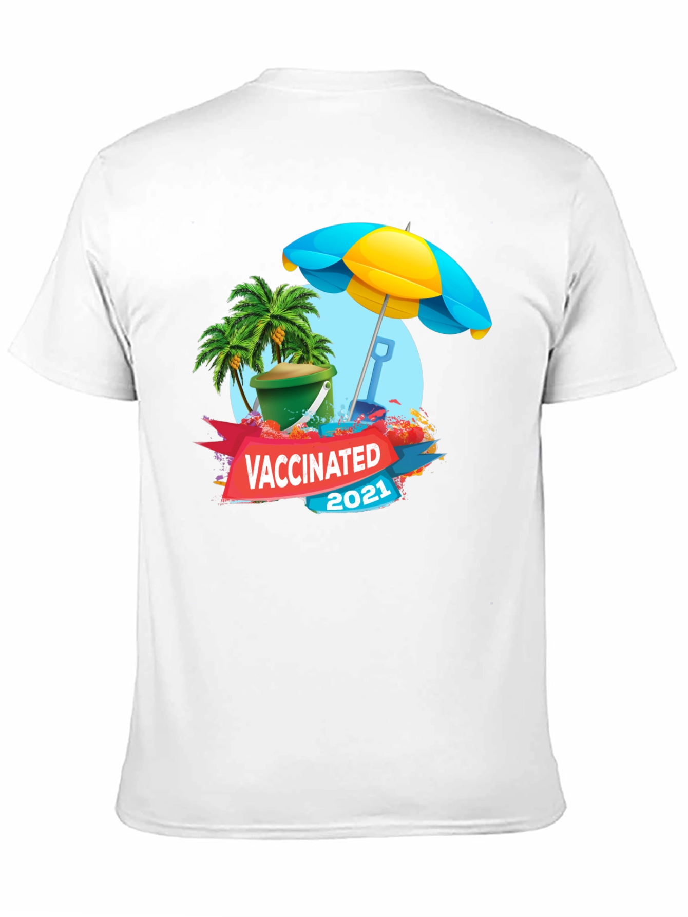 Vaccinated 2021 Beach T-Shirt