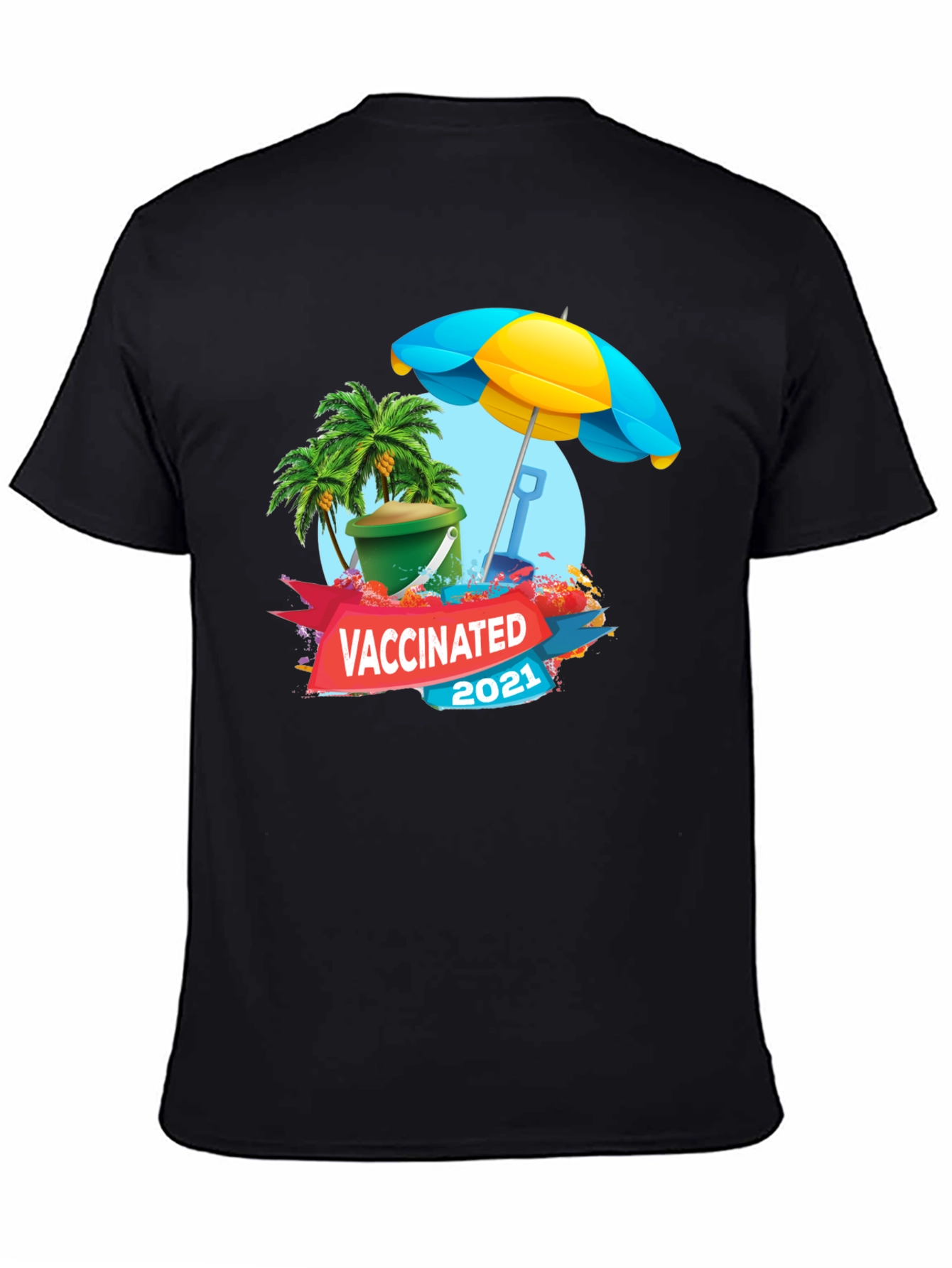 Vaccinated 2021 Beach T-Shirt
