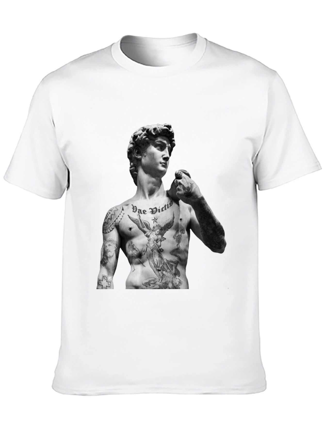 Tattooed David Statue T-Shirt