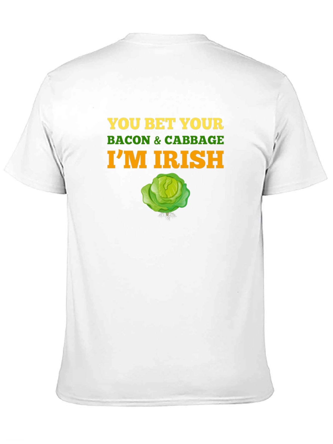 Funny Irish Pride T-Shirt - Bacon and Cabbage