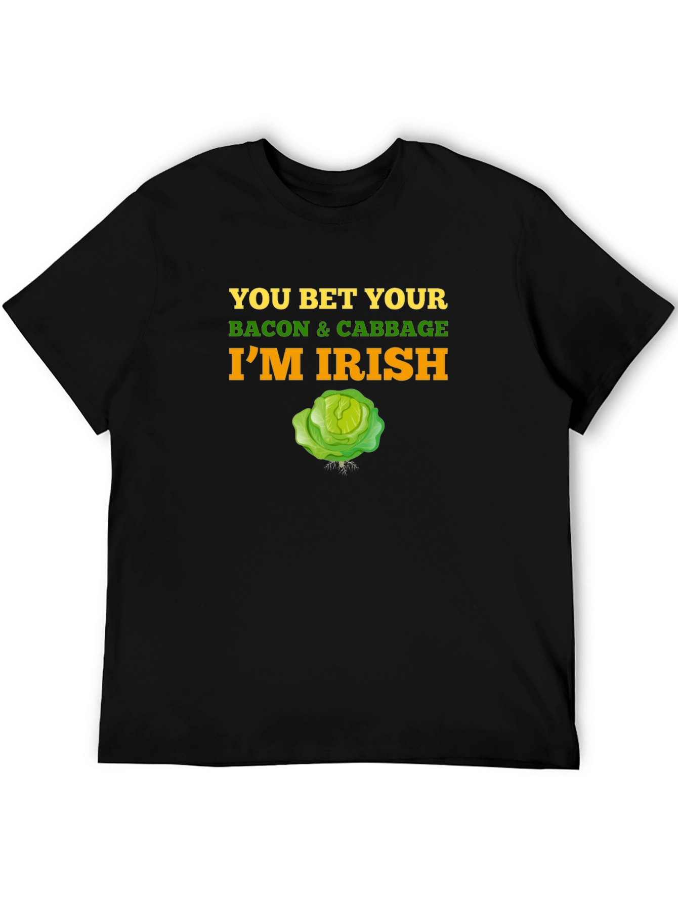 Funny Irish Pride T-Shirt - Bacon and Cabbage