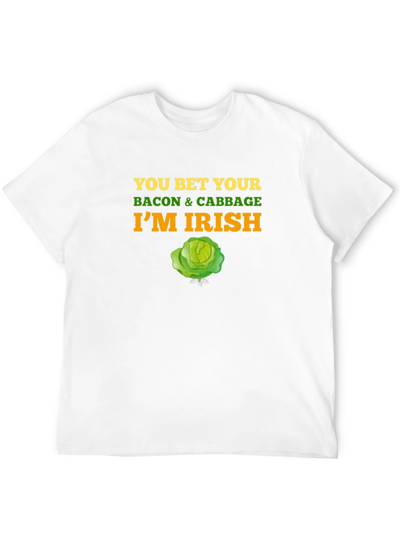 Funny Irish Pride T-Shirt - Bacon and Cabbage