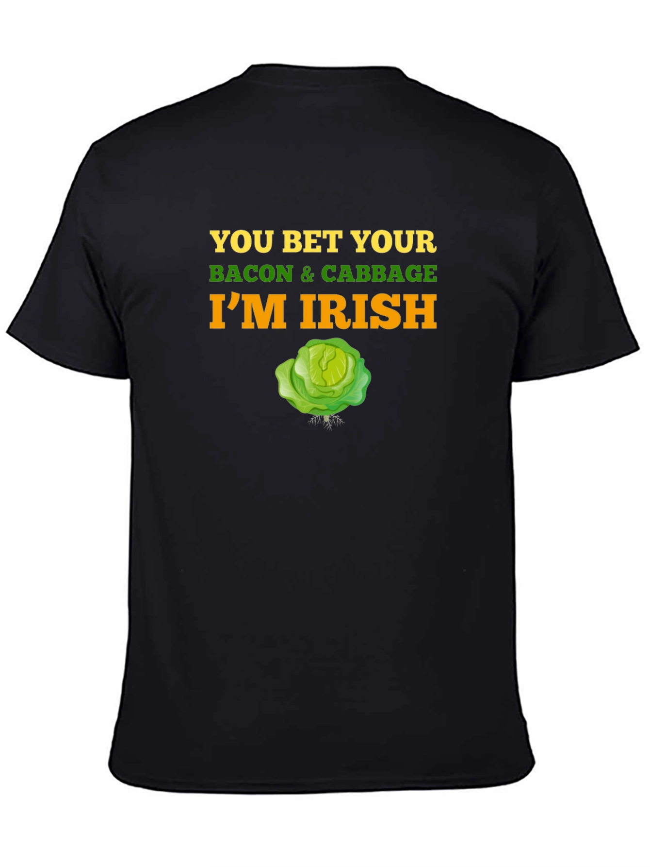 Funny Irish Pride T-Shirt - Bacon and Cabbage