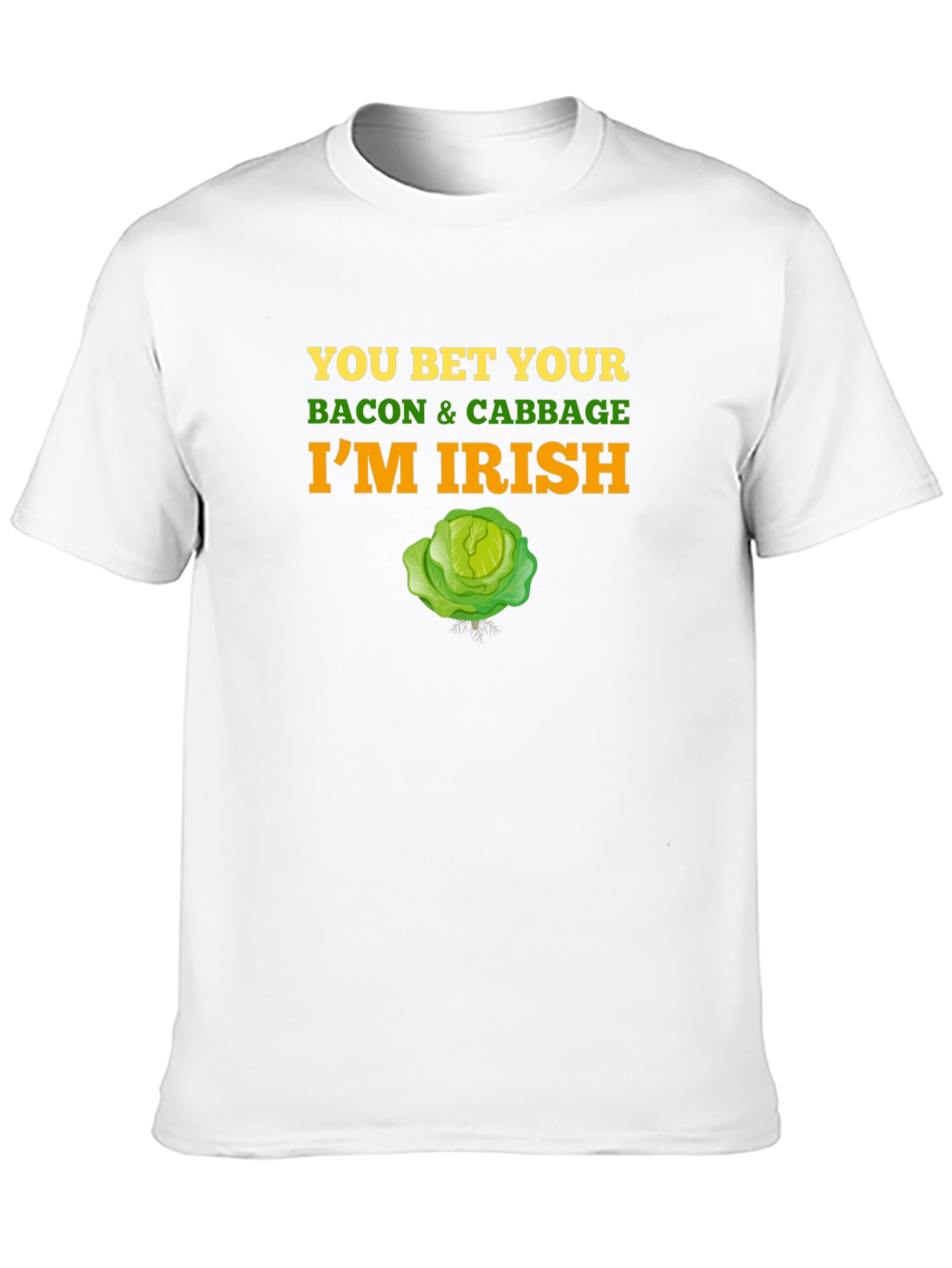 Funny Irish Pride T-Shirt - Bacon and Cabbage