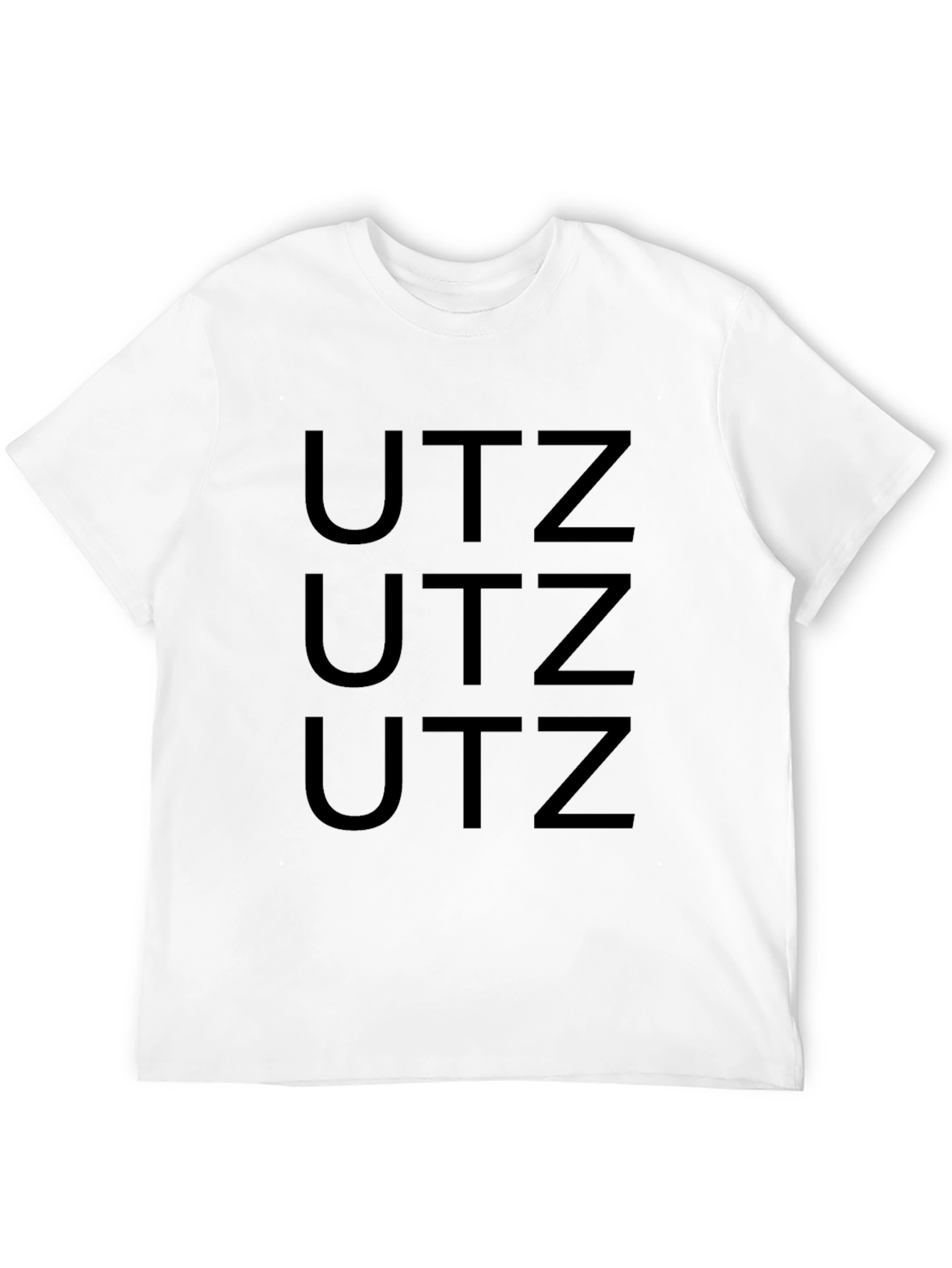 UTZ Graphic Tee - Black Cotton T-Shirt