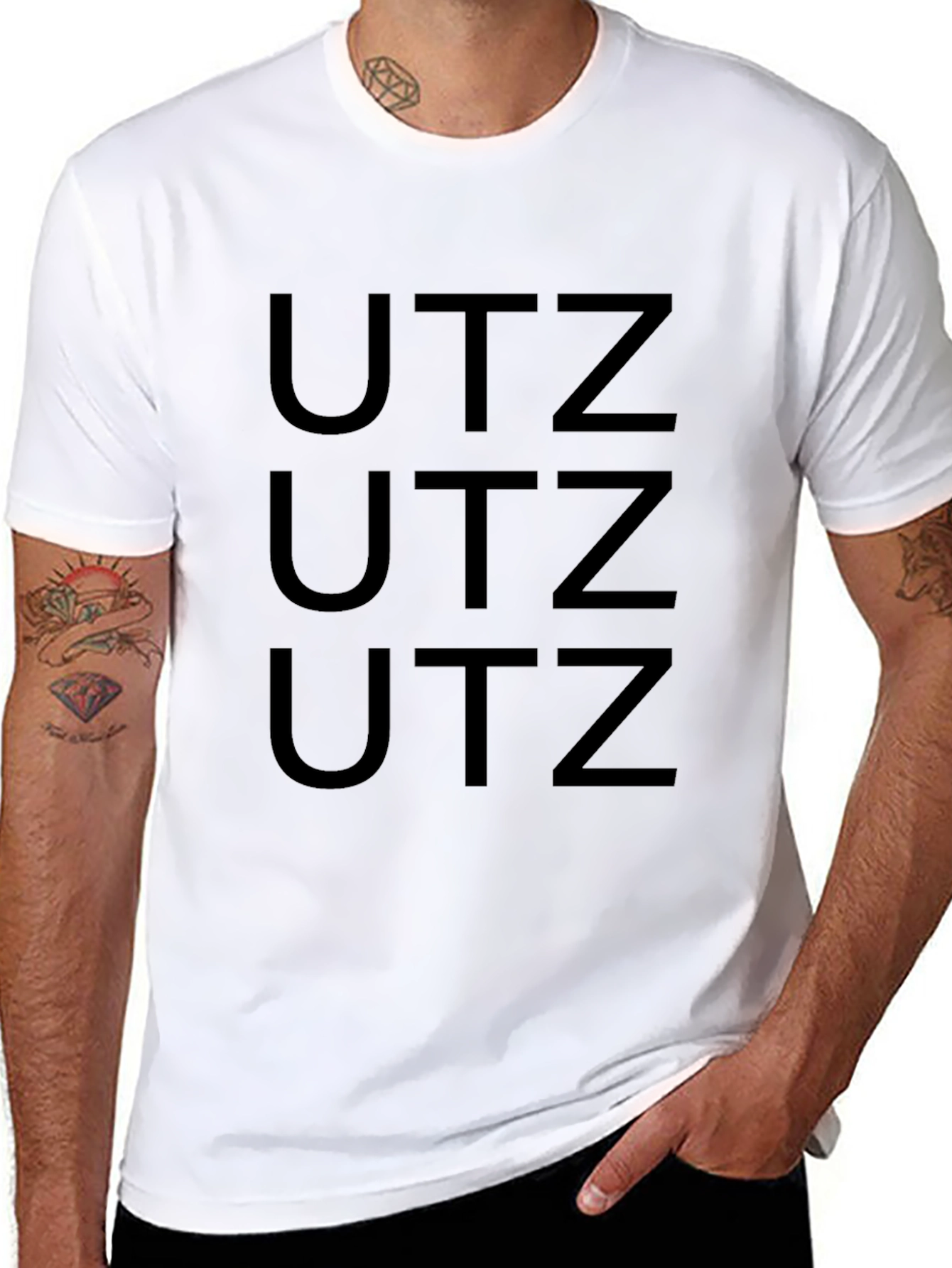 UTZ Graphic Tee - Black Cotton T-Shirt