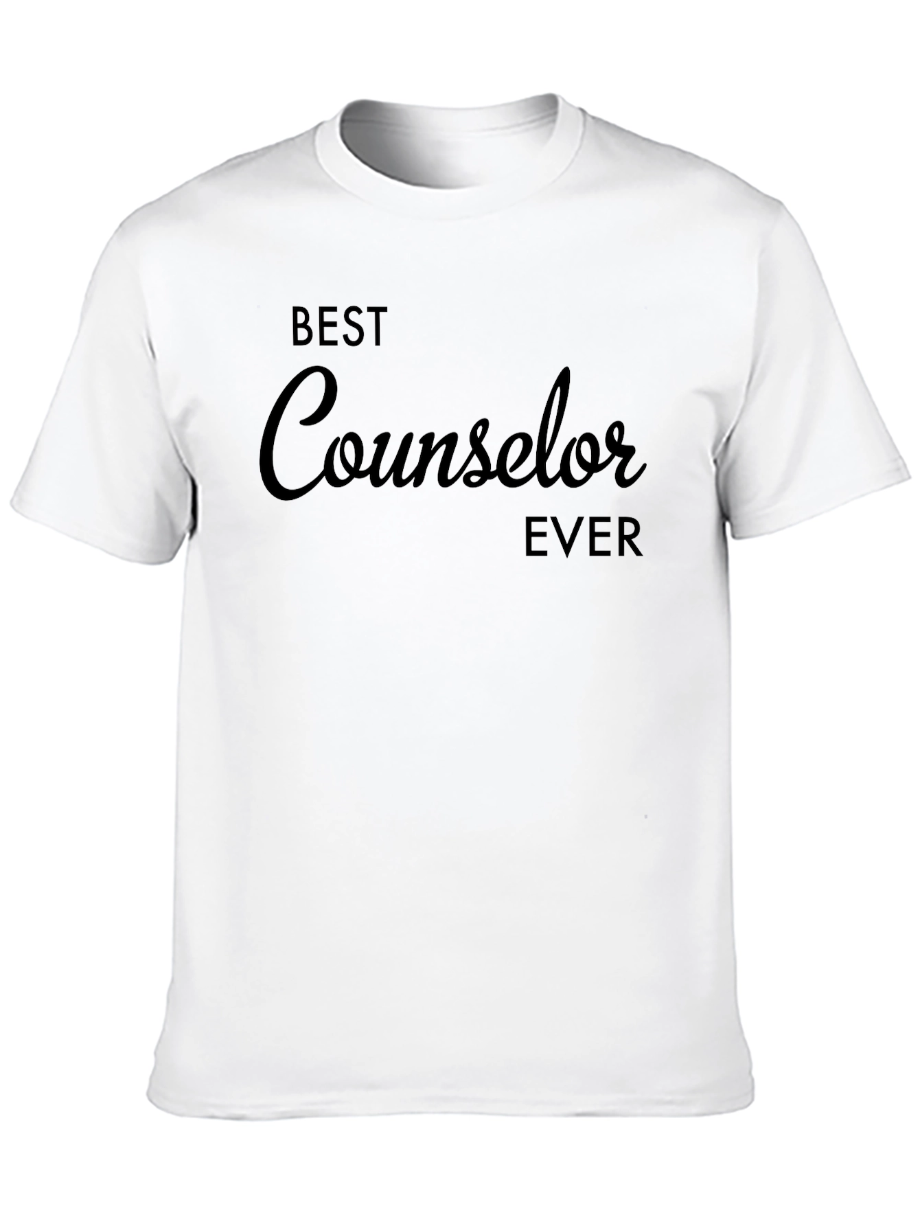 Best Counselor Ever Black T-Shirt
