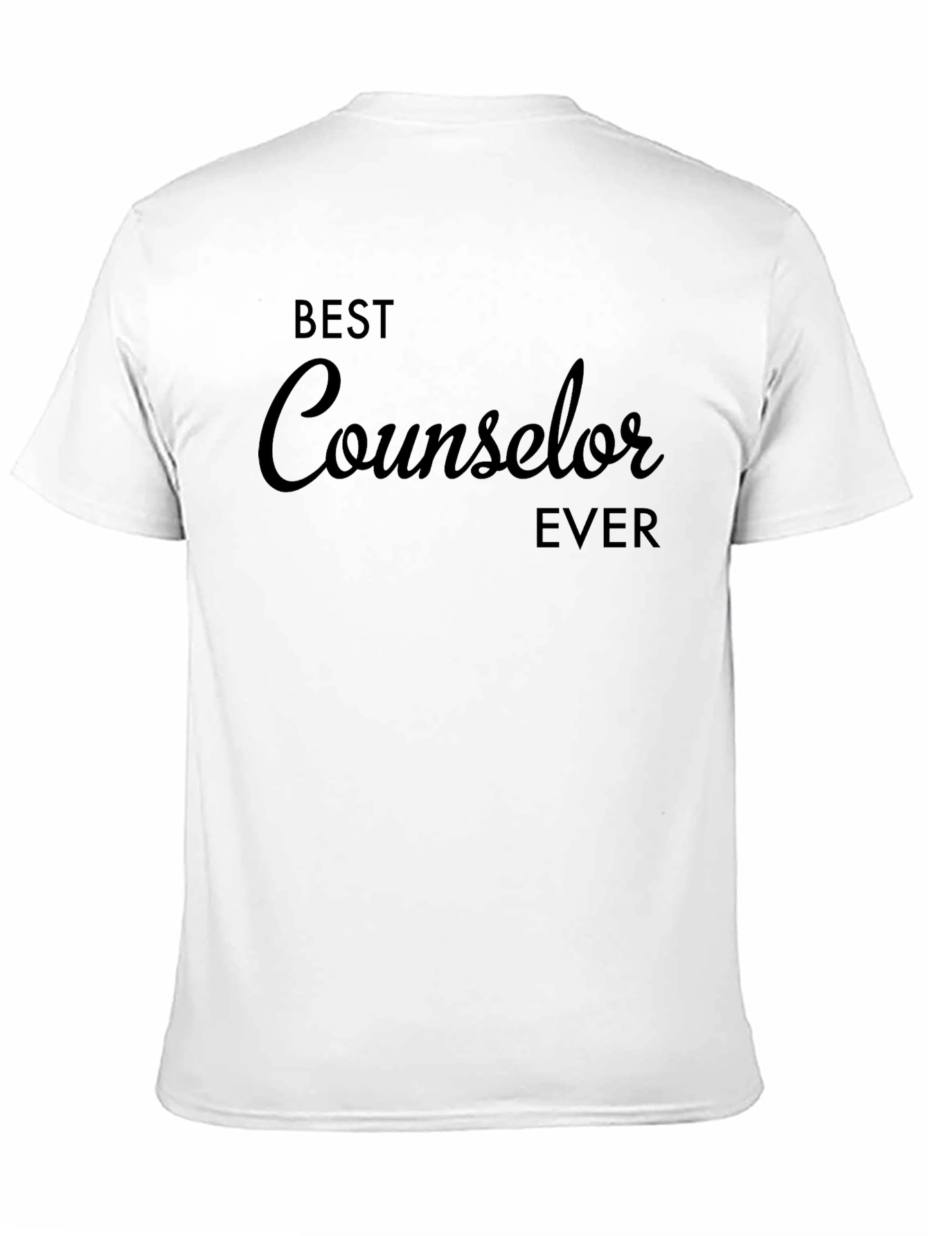 Best Counselor Ever Black T-Shirt