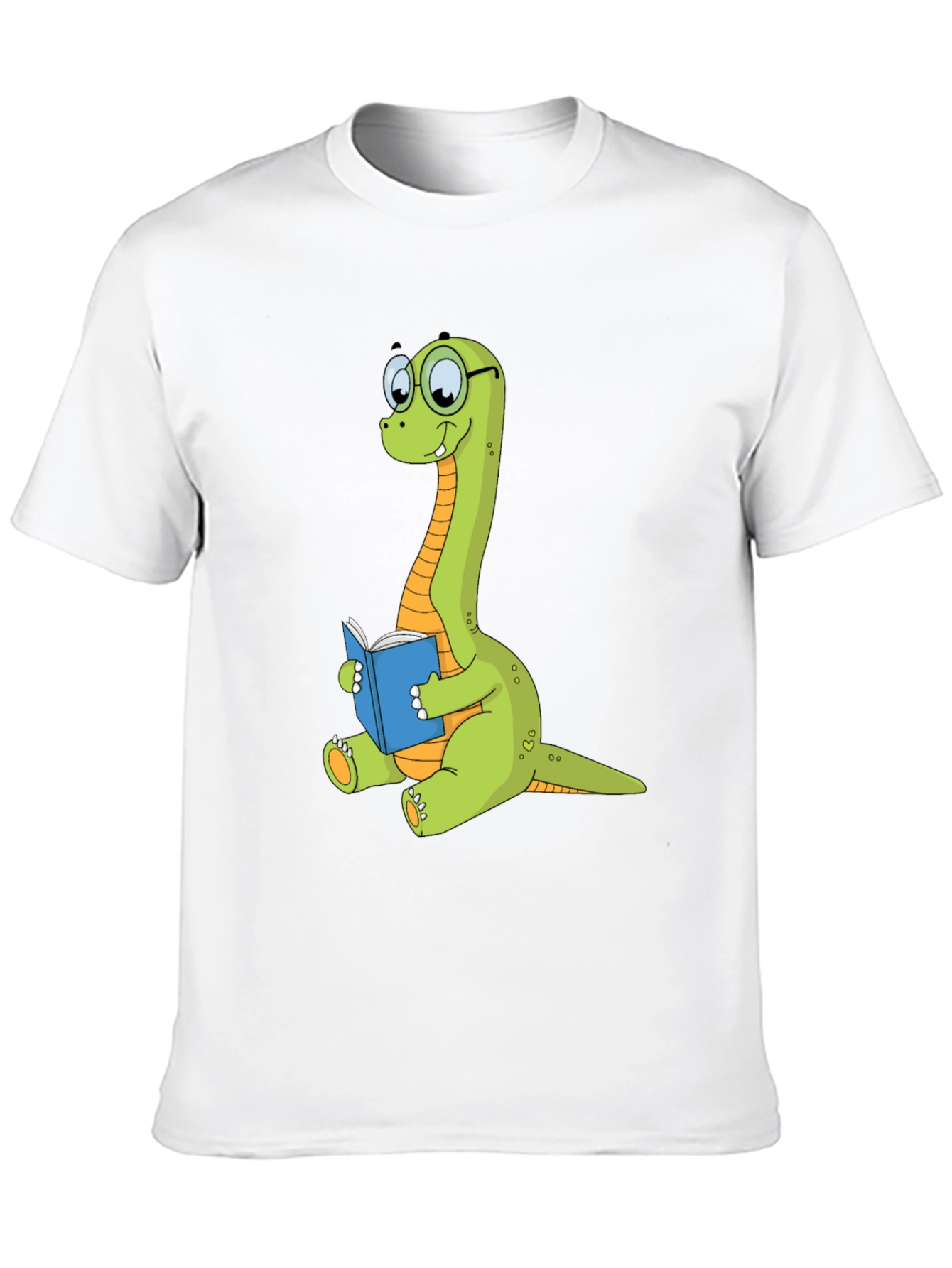 Dinosaur Reading Book Graphic Tee