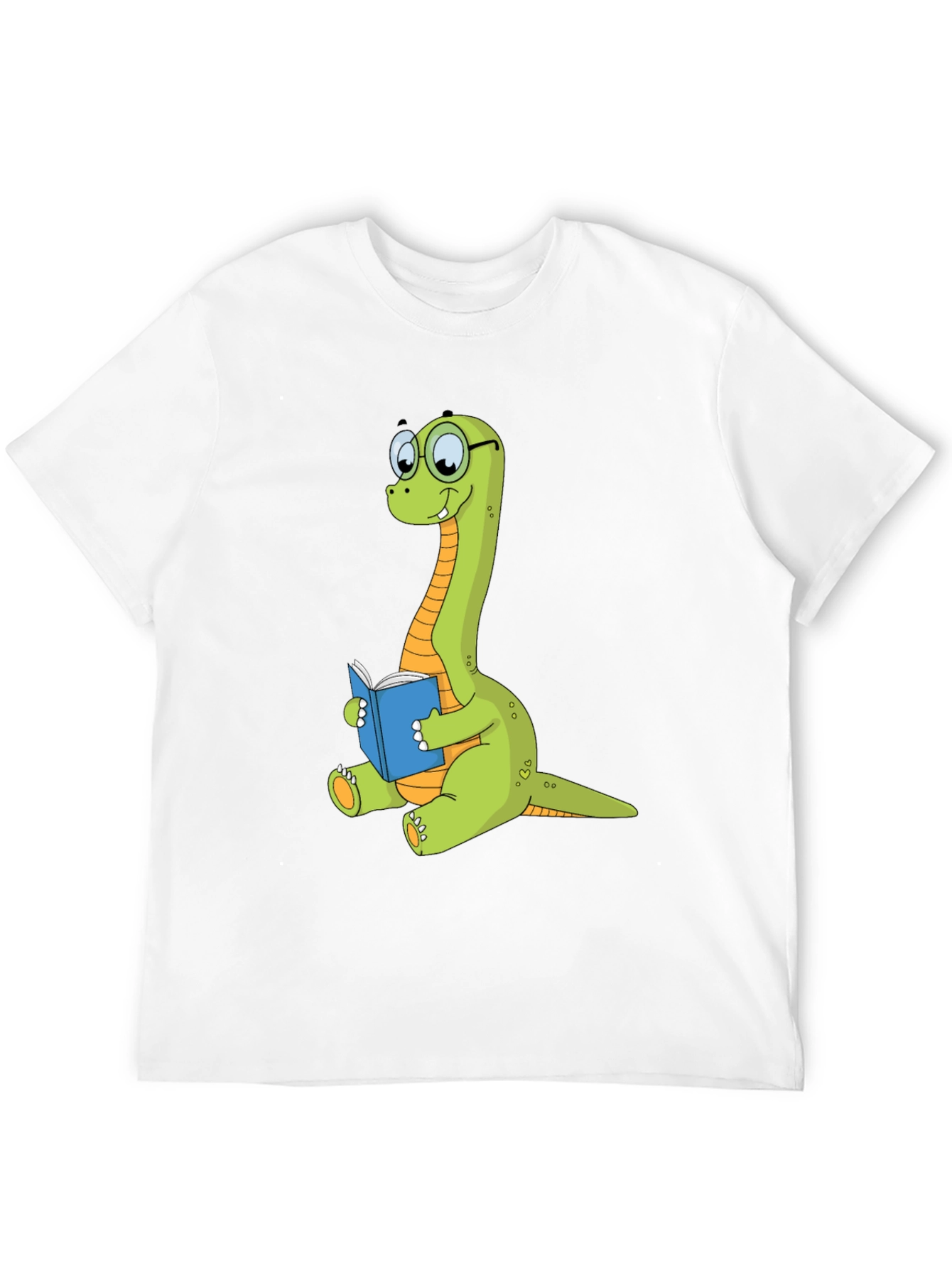 Dinosaur Reading Book Graphic Tee