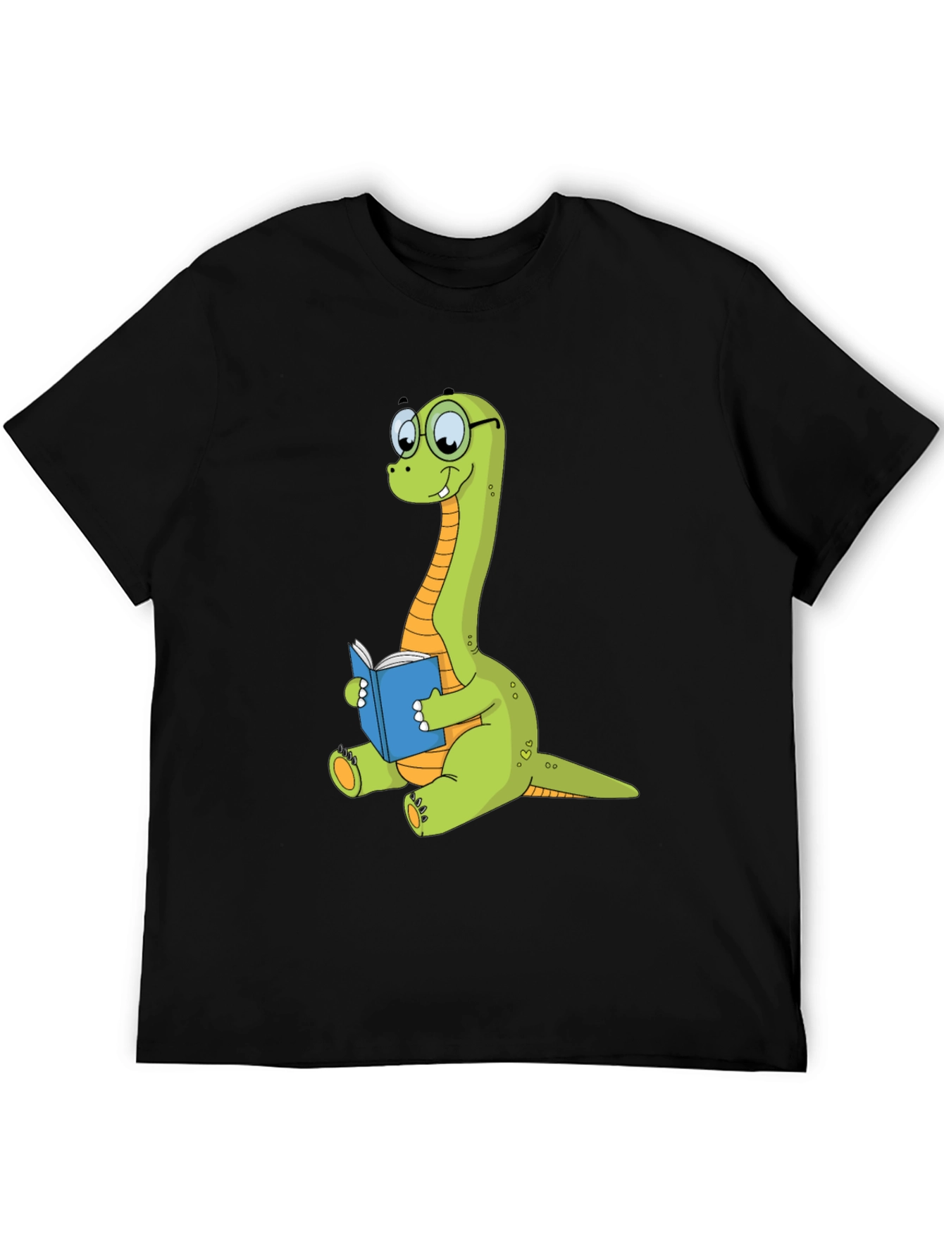 Dinosaur Reading Book Graphic Tee