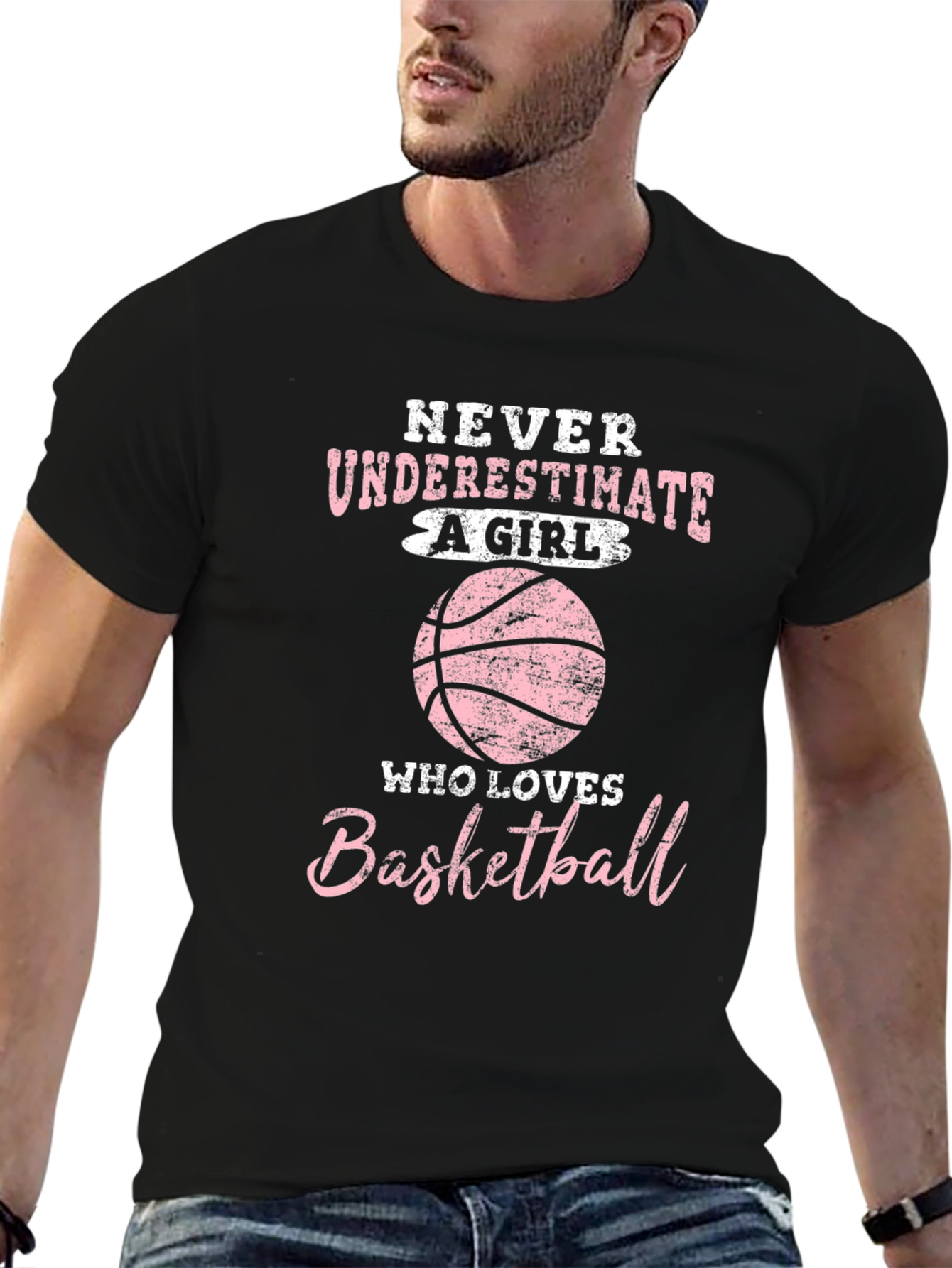 Basketball Girl T-Shirt - Never Underestimate