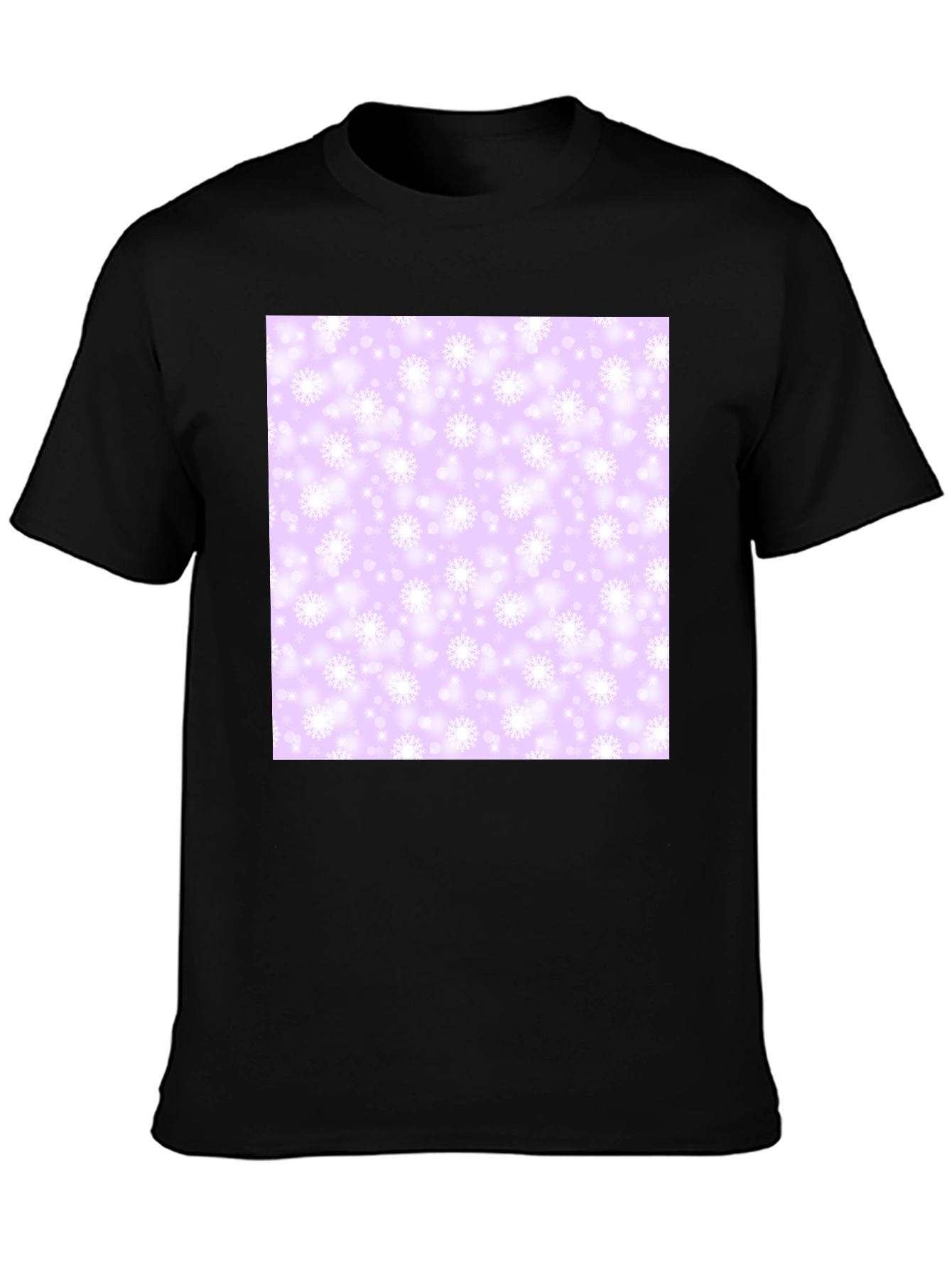 Snowflake Pattern T-Shirt