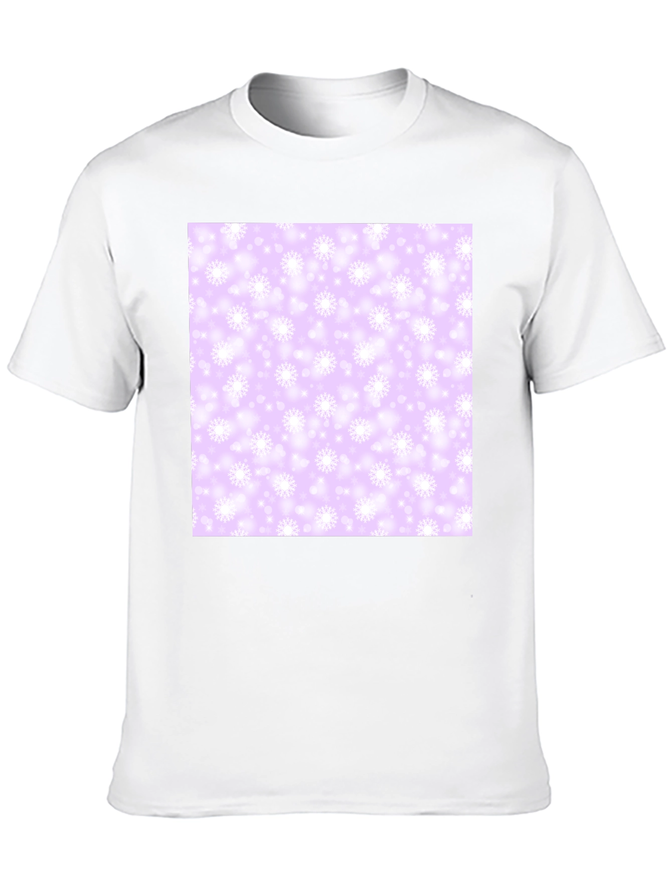Snowflake Pattern T-Shirt