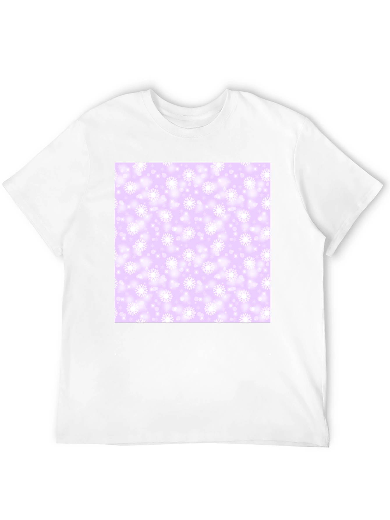 Snowflake Pattern T-Shirt