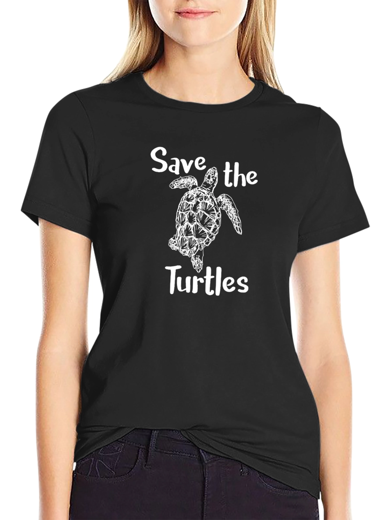 Save the Turtles Graphic Tee - Eco-Friendly