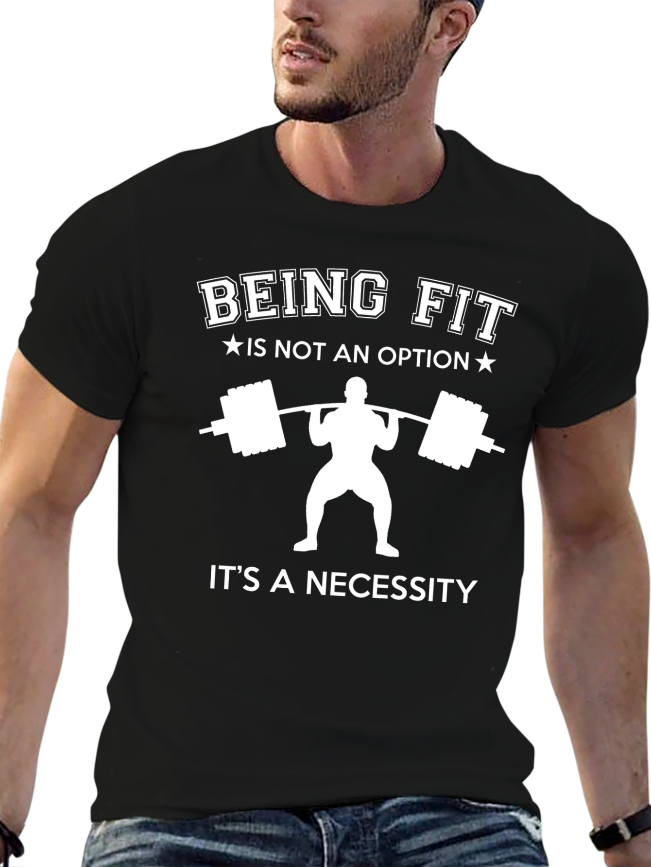 Being Fit T-Shirt: Gym & Workout Motivation Tee