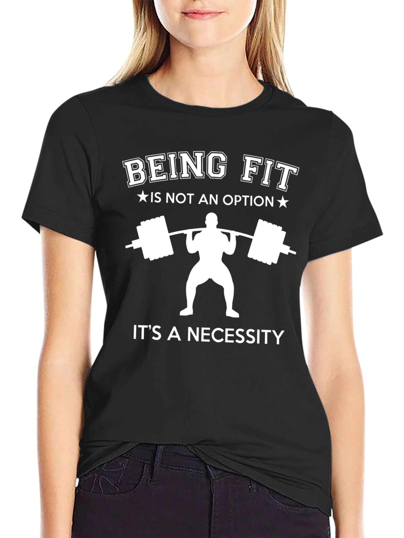 Being Fit T-Shirt: Gym & Workout Motivation Tee