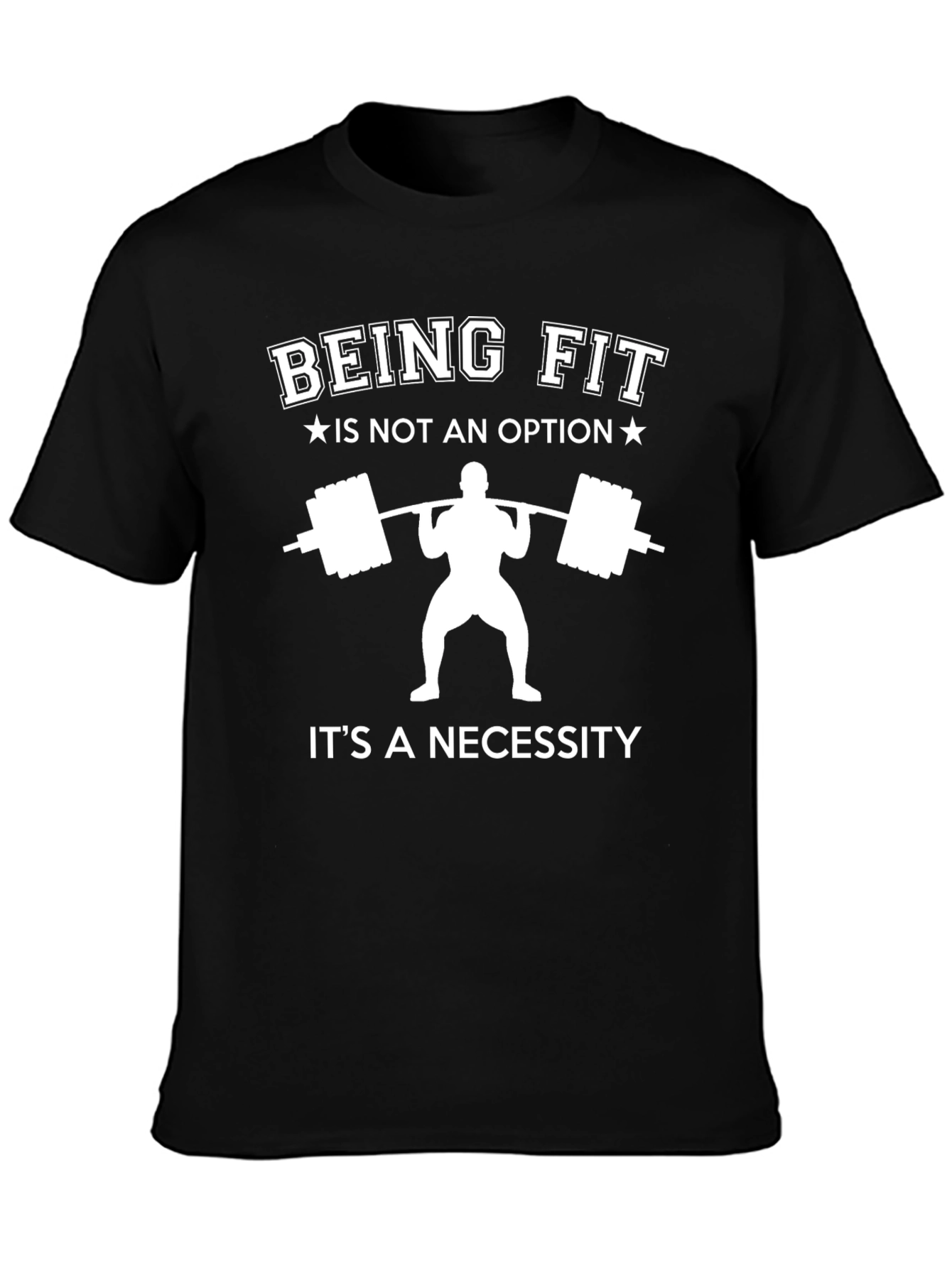 Being Fit T-Shirt: Gym & Workout Motivation Tee