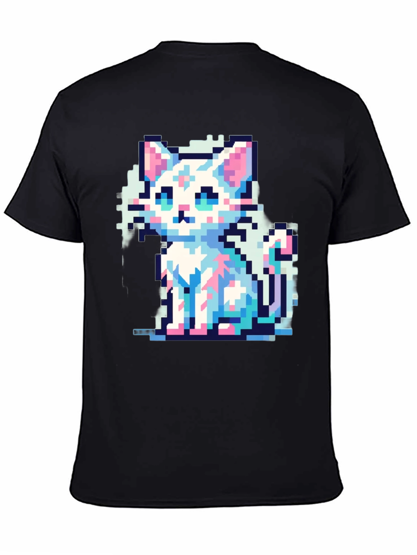 Pixel Cat T-Shirt - Retro Gaming Style