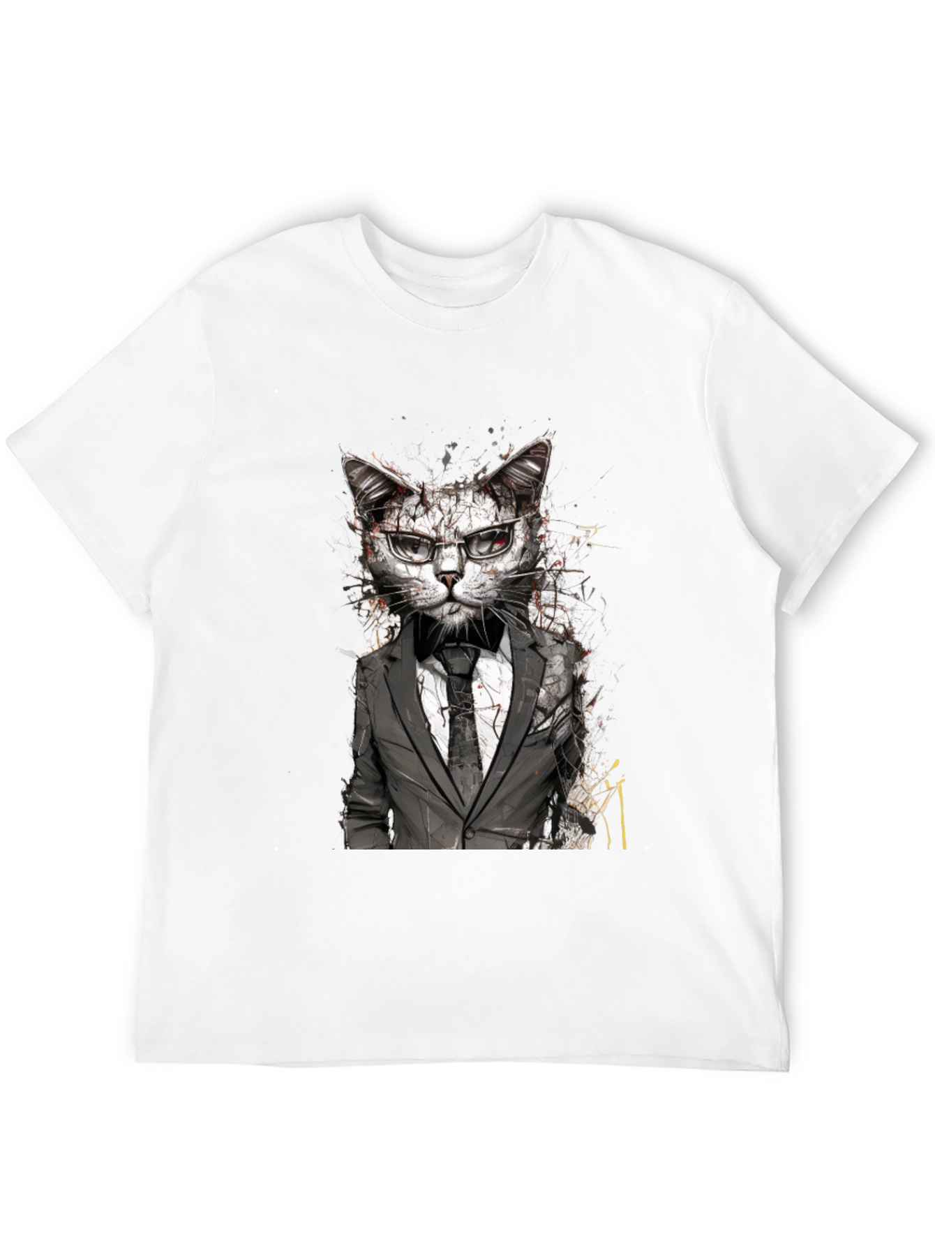 Cat Boss T-Shirt - Smart Cat Design Tee
