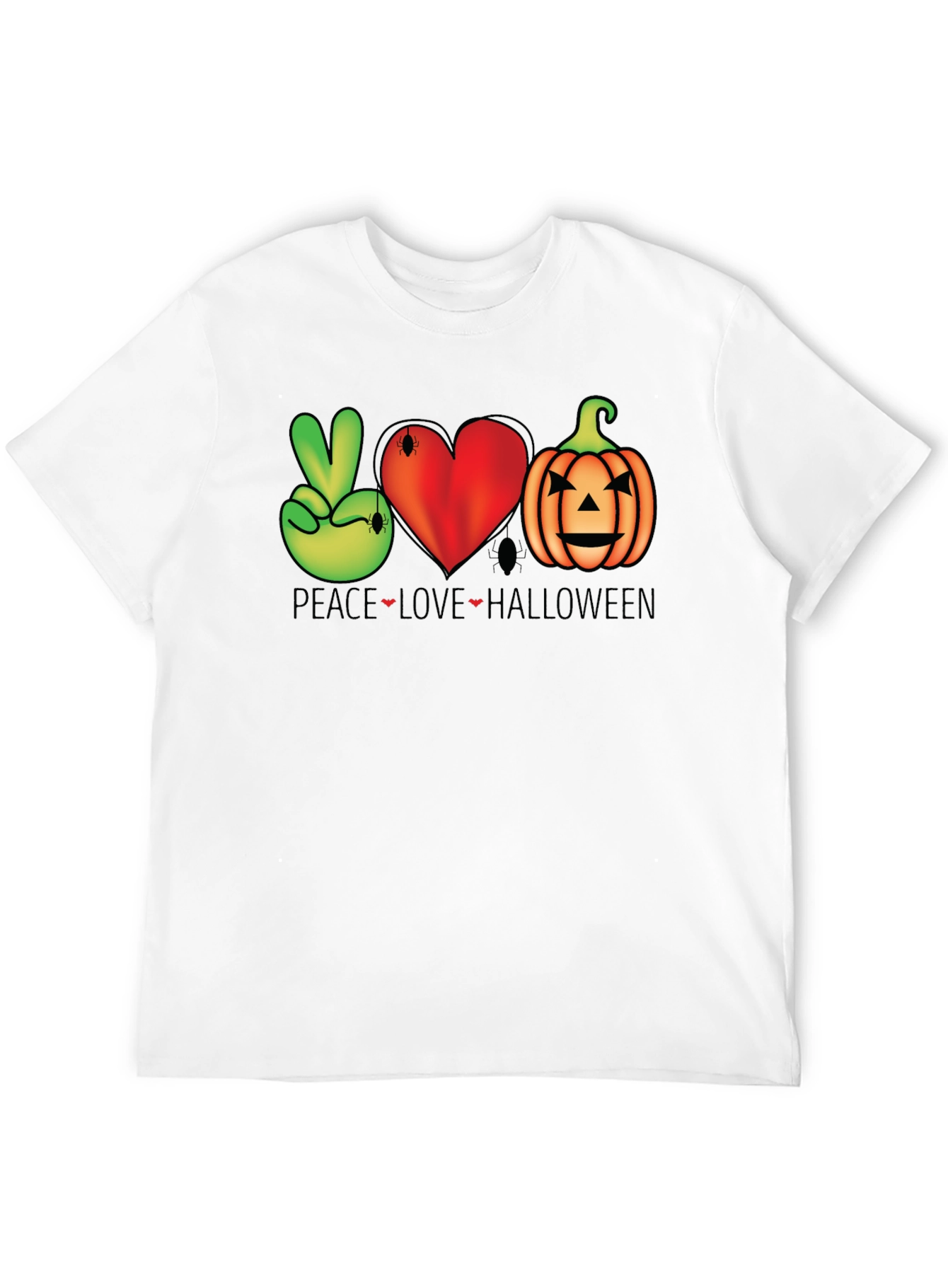 Peace Love Halloween T-Shirt