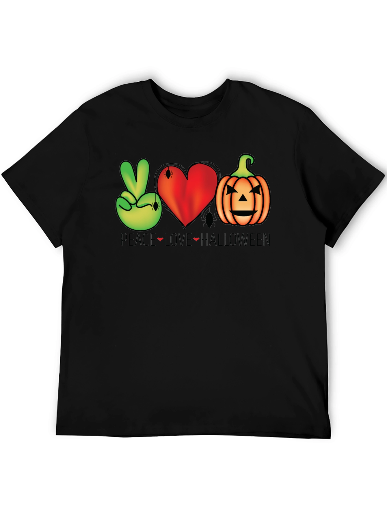 Peace Love Halloween T-Shirt