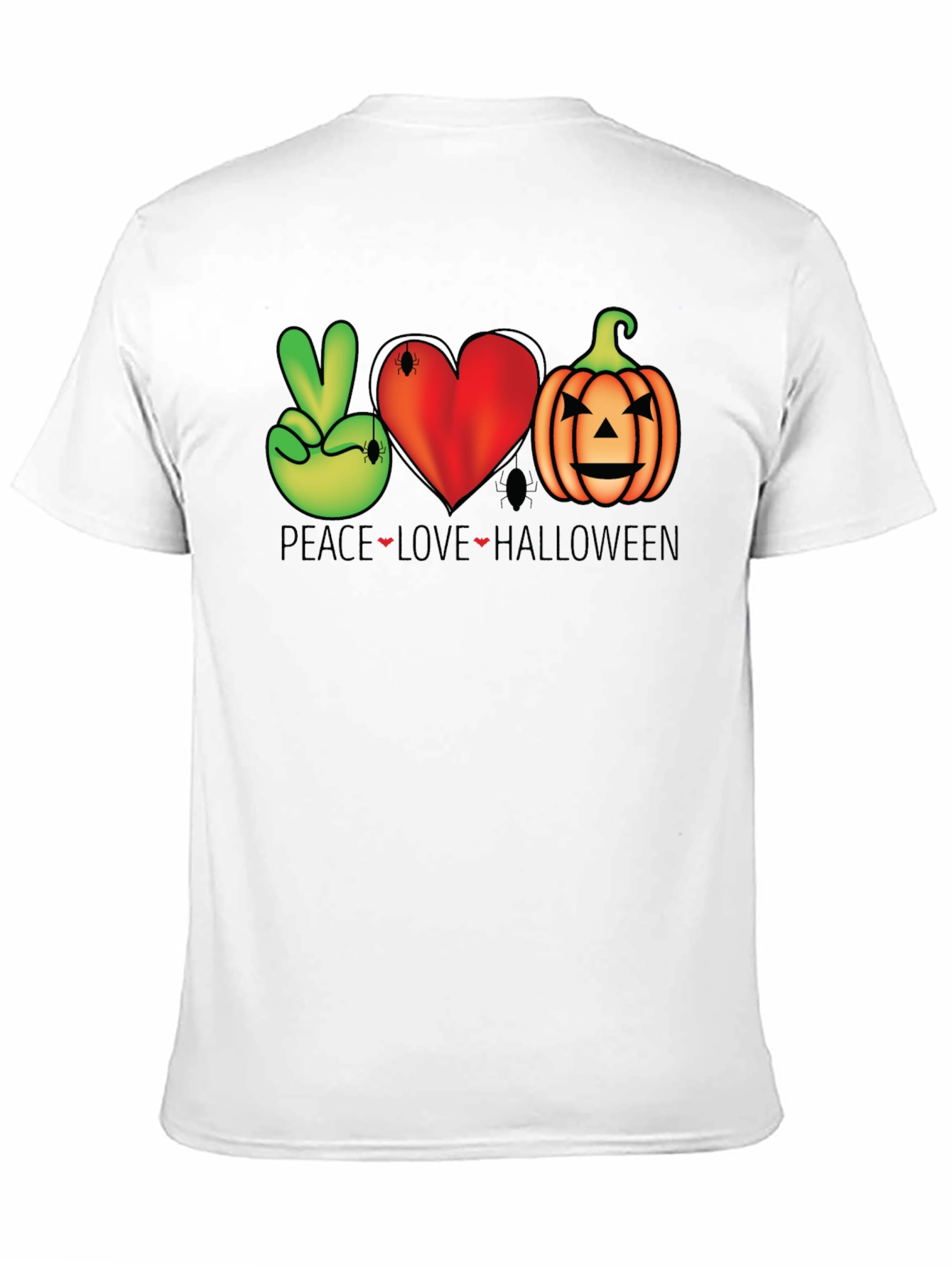 Peace Love Halloween T-Shirt