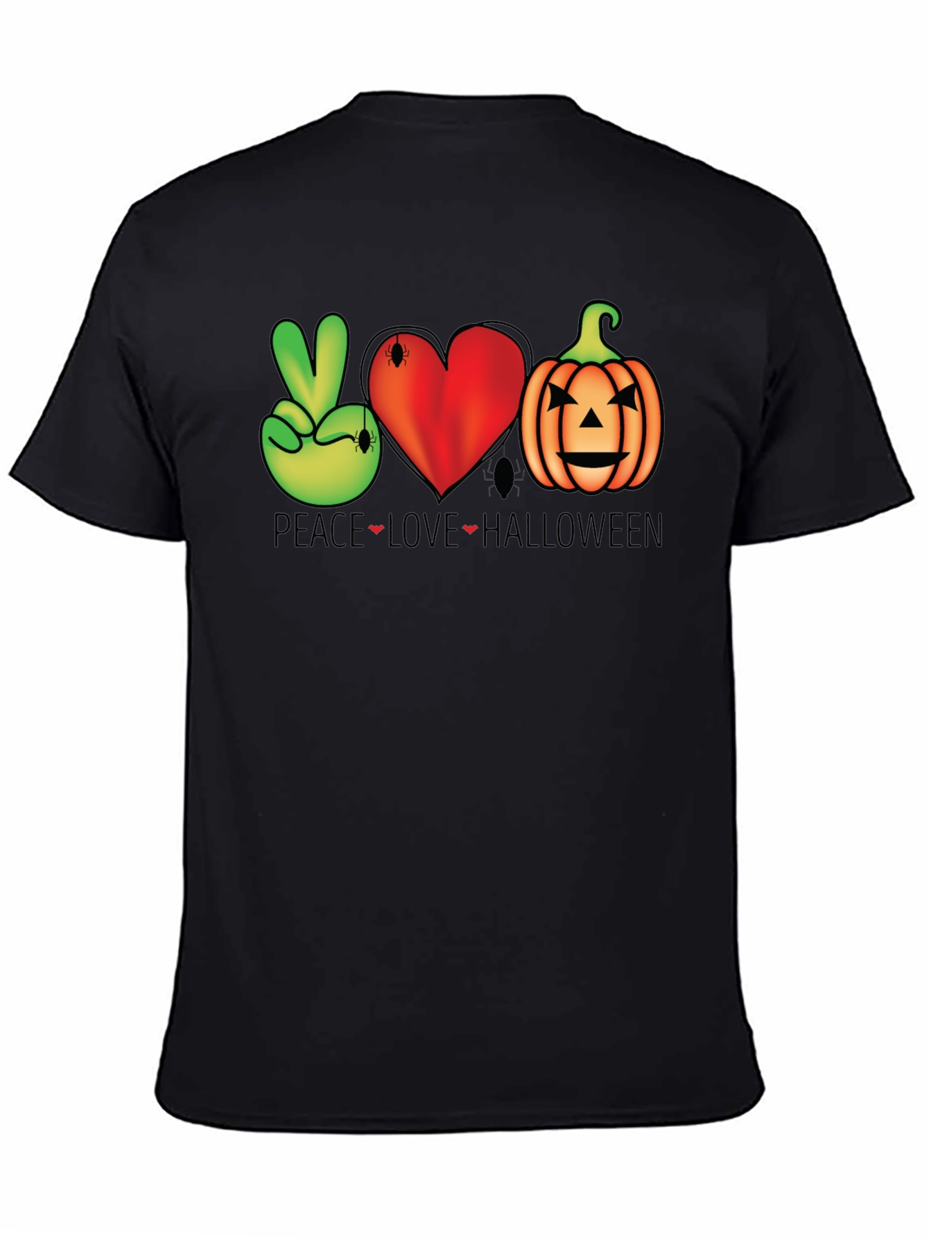 Peace Love Halloween T-Shirt