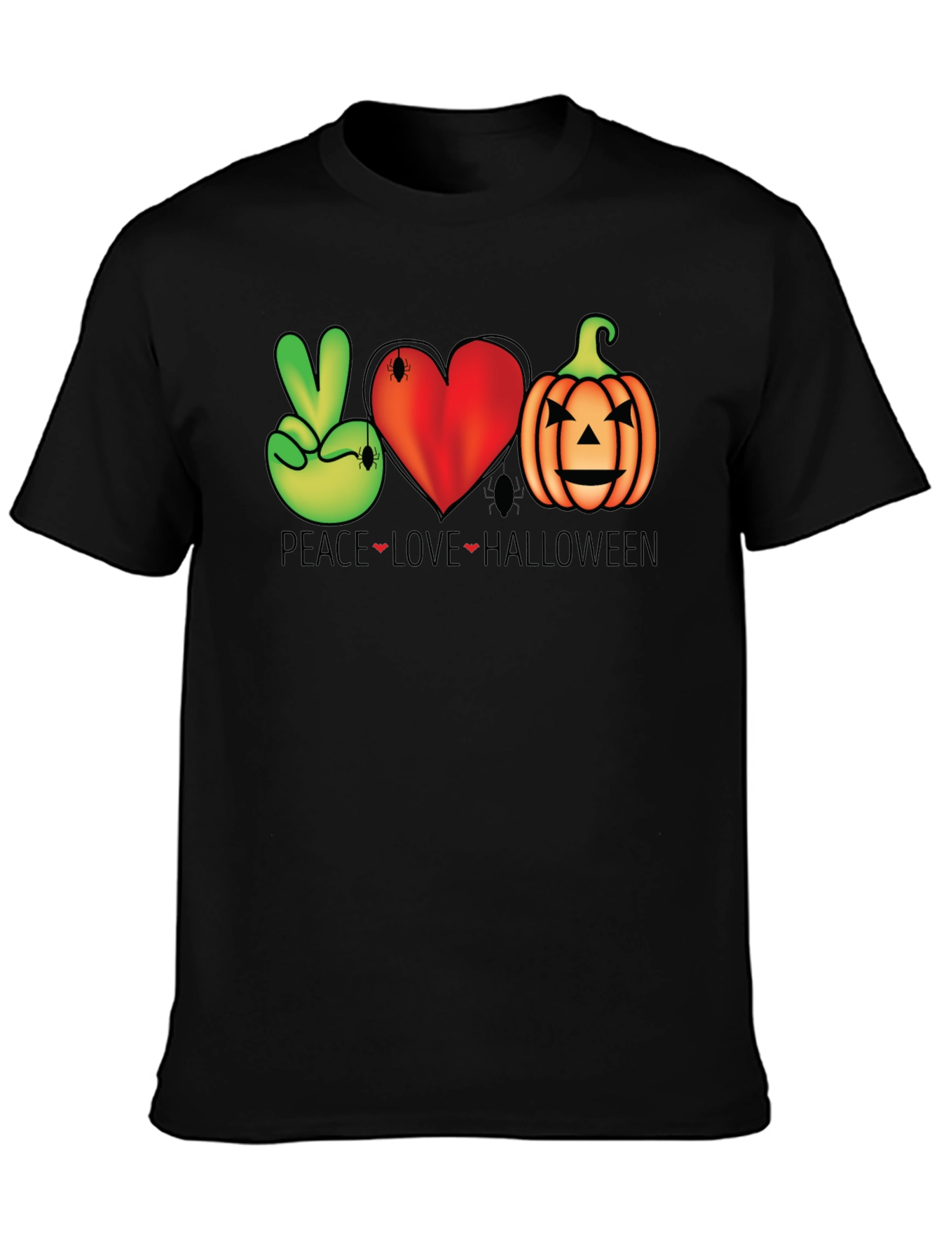 Peace Love Halloween T-Shirt