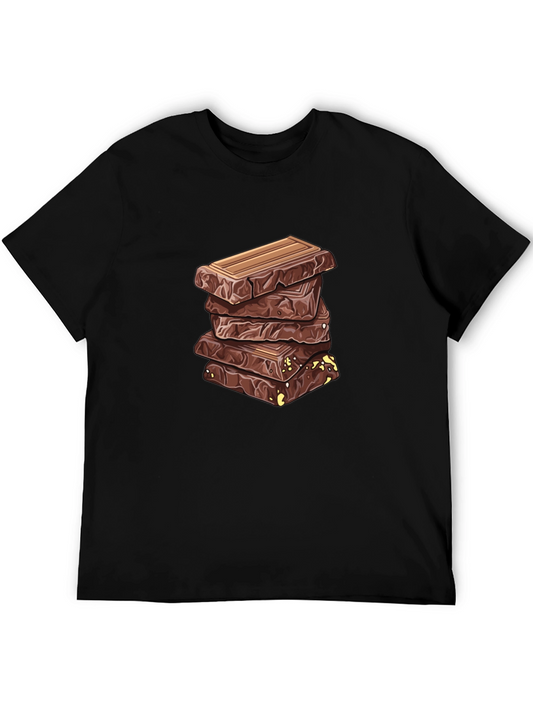Chocolate Stack Graphic Tee - Sweet Tooth Shirt