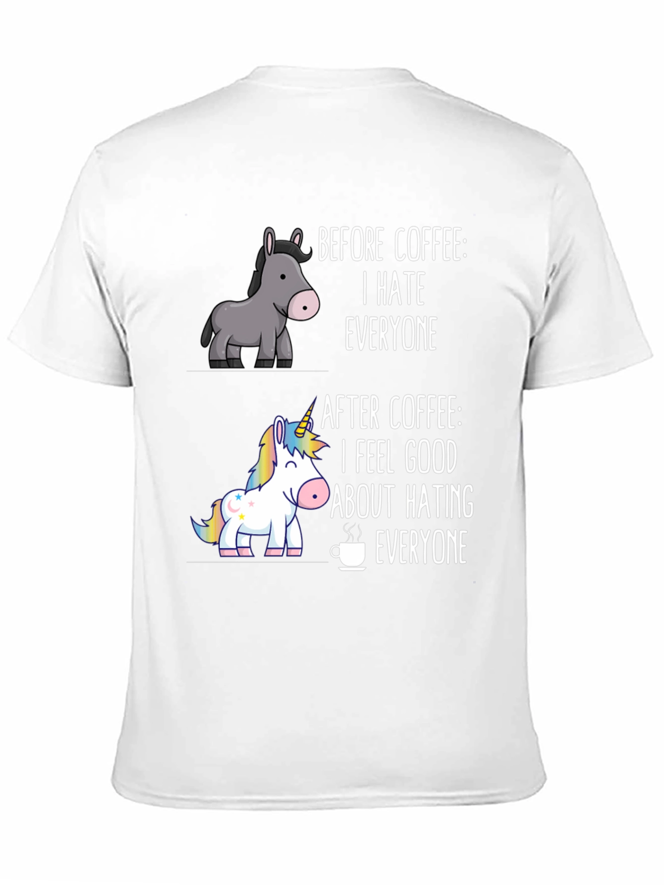 Funny Coffee T-Shirt - Hate Everyone - Unisex