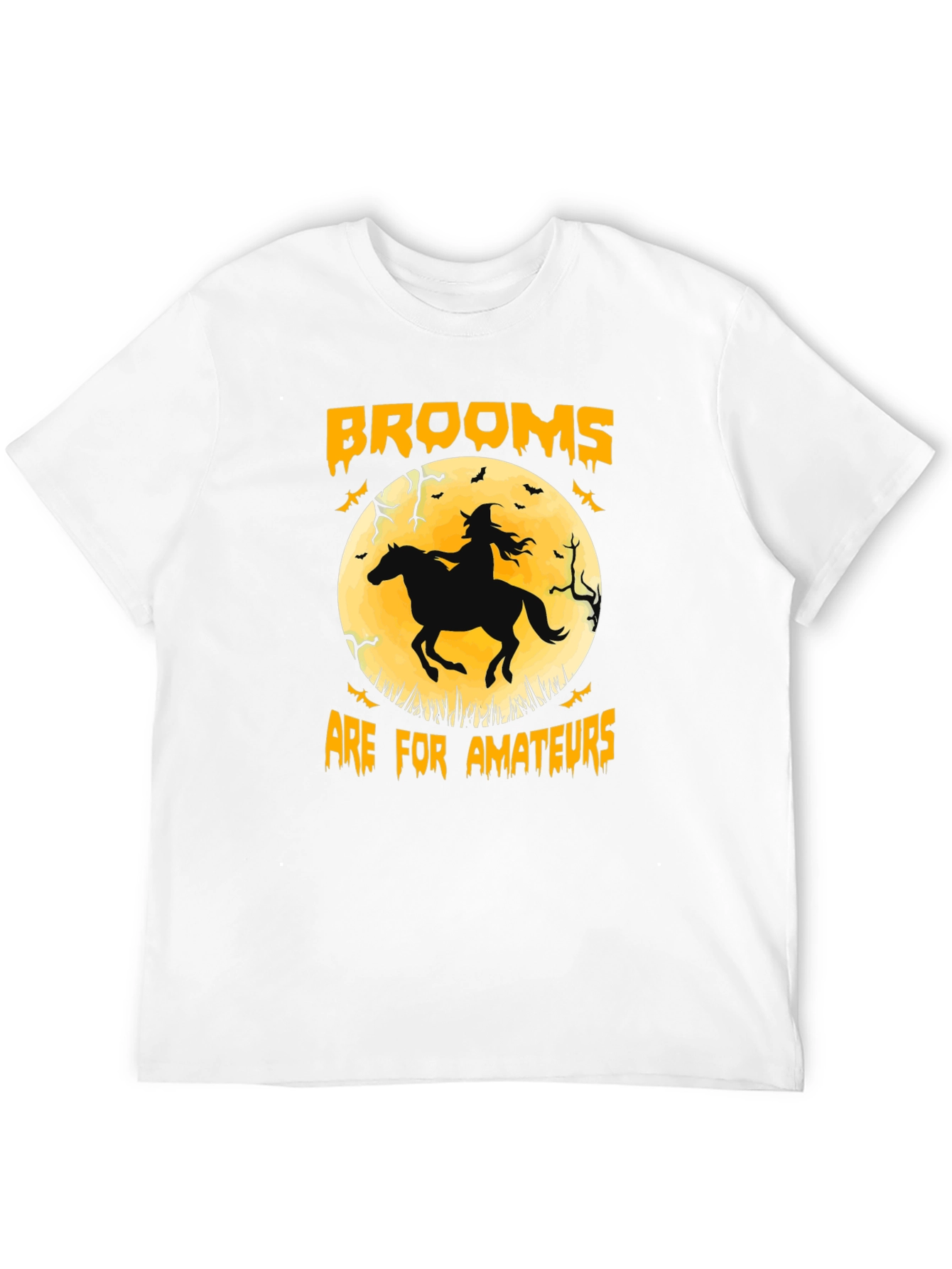 Brooms Are For Amateurs Halloween T-Shirt