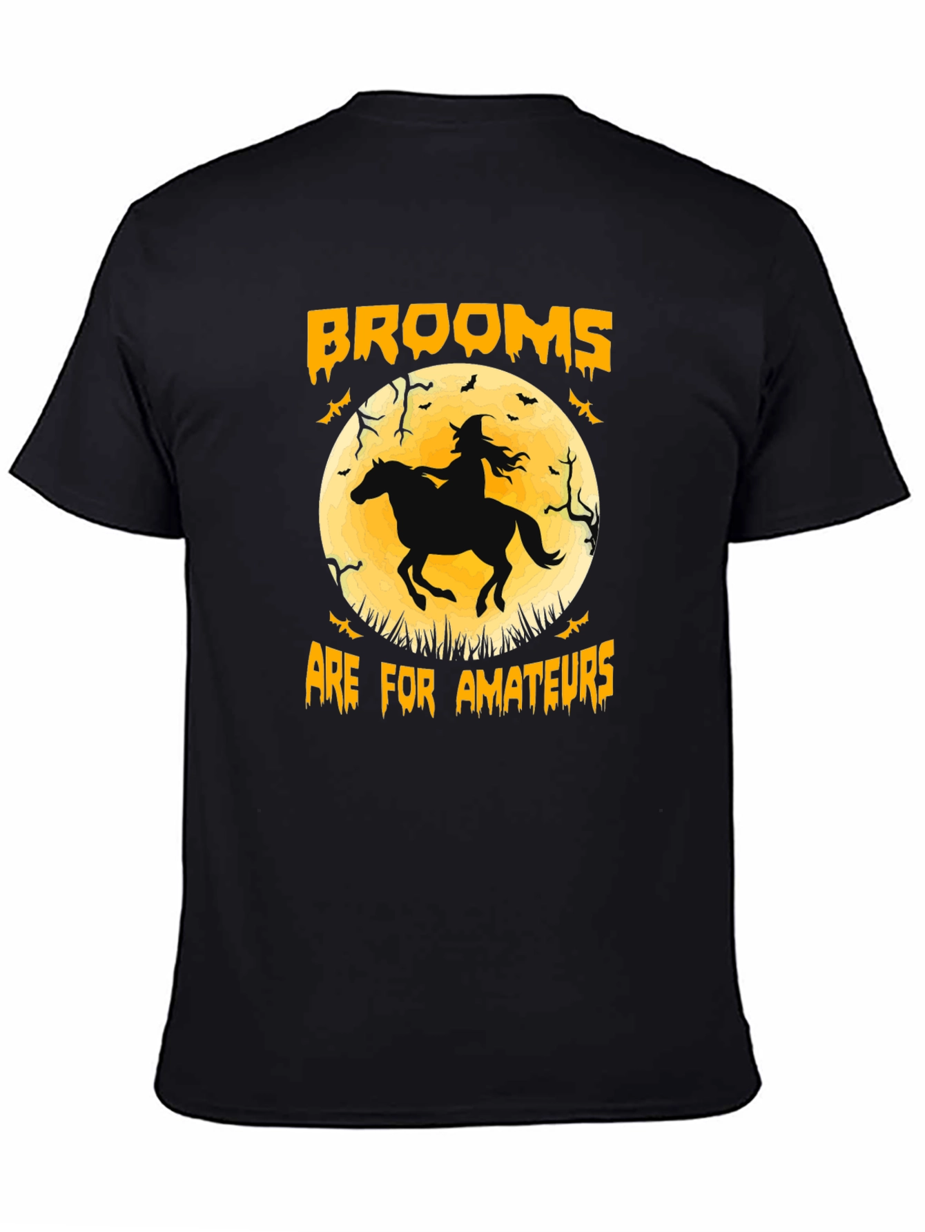 Brooms Are For Amateurs Halloween T-Shirt