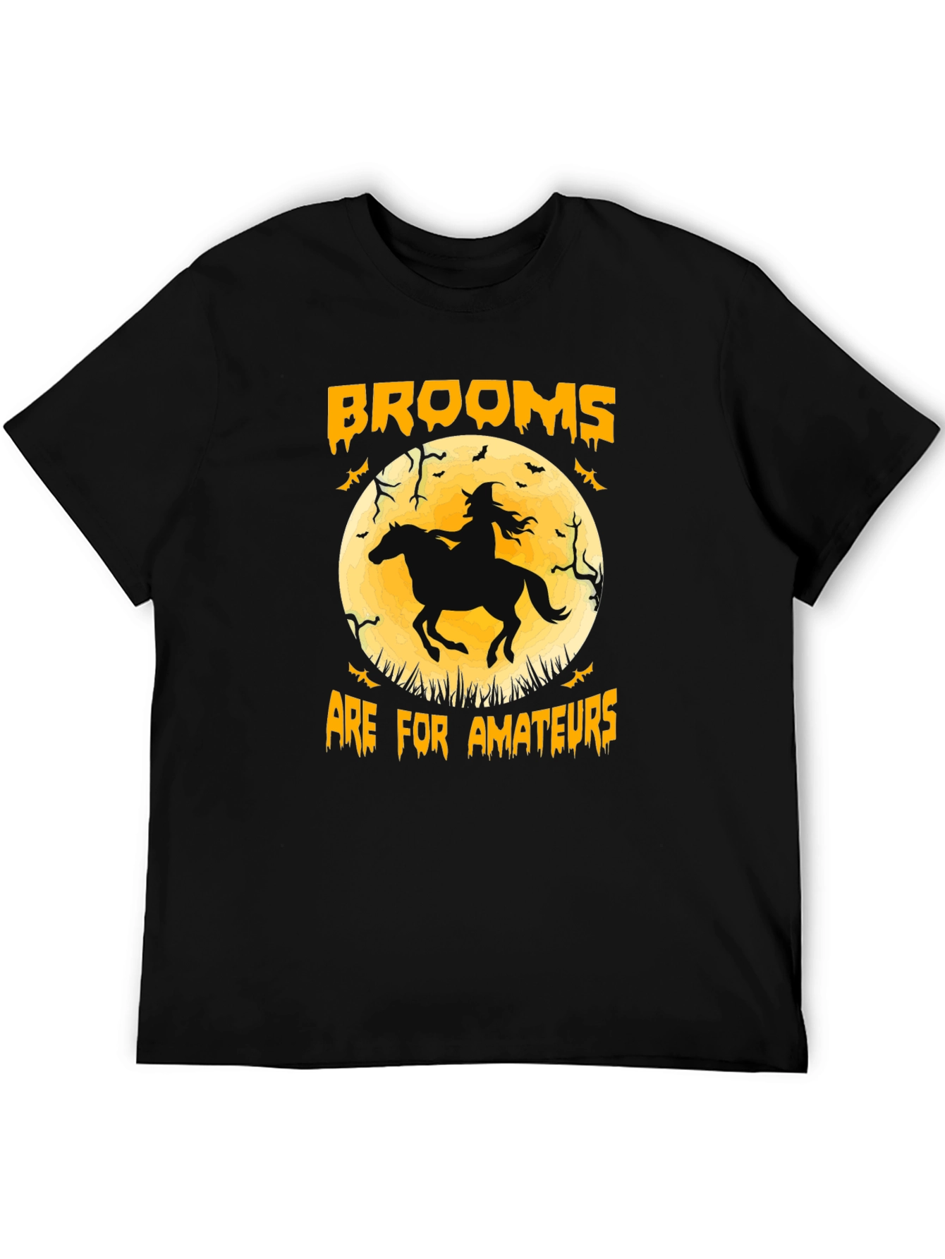 Brooms Are For Amateurs Halloween T-Shirt