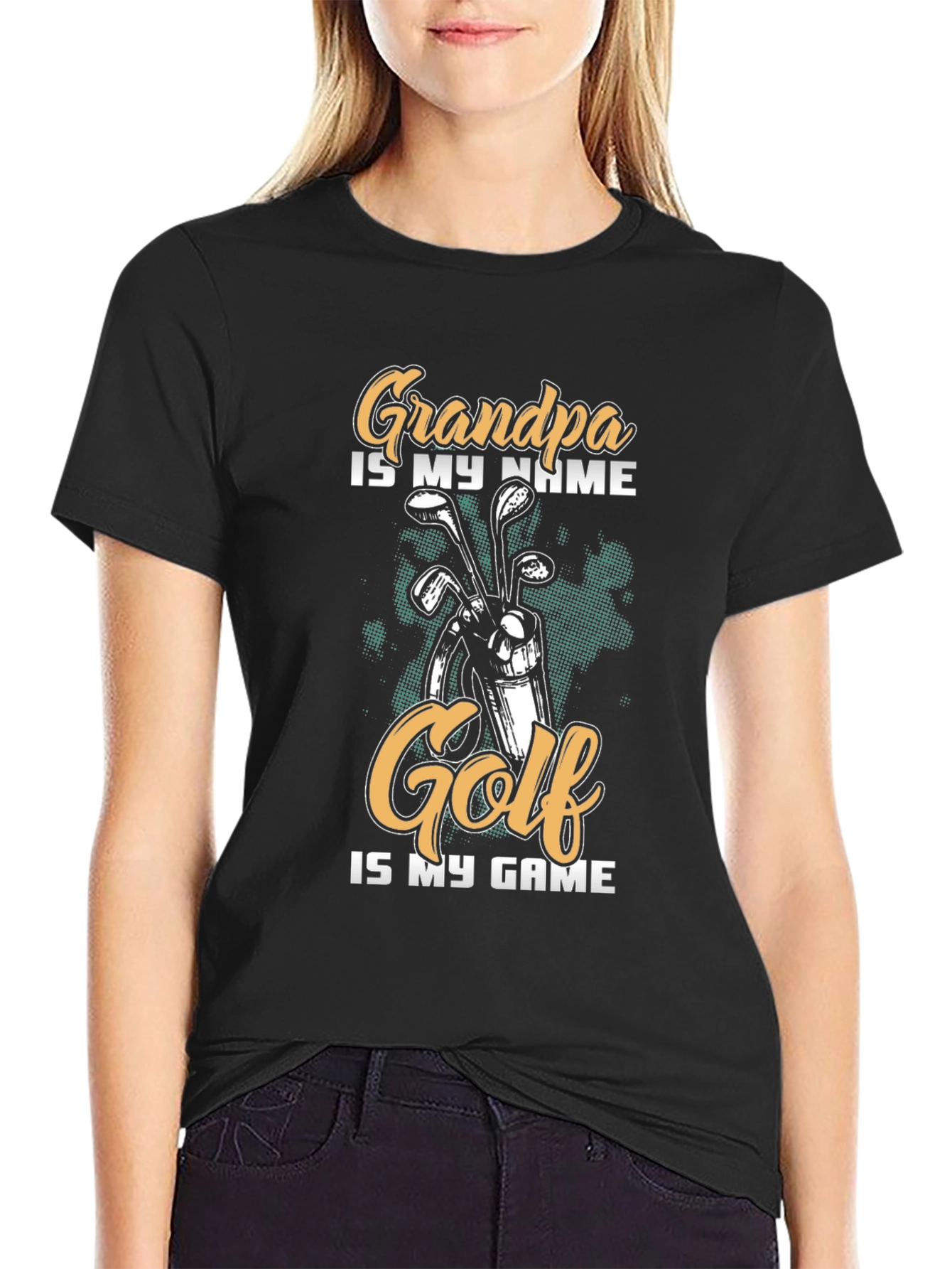 Grandpa Golf T-Shirt - My Name My Game!