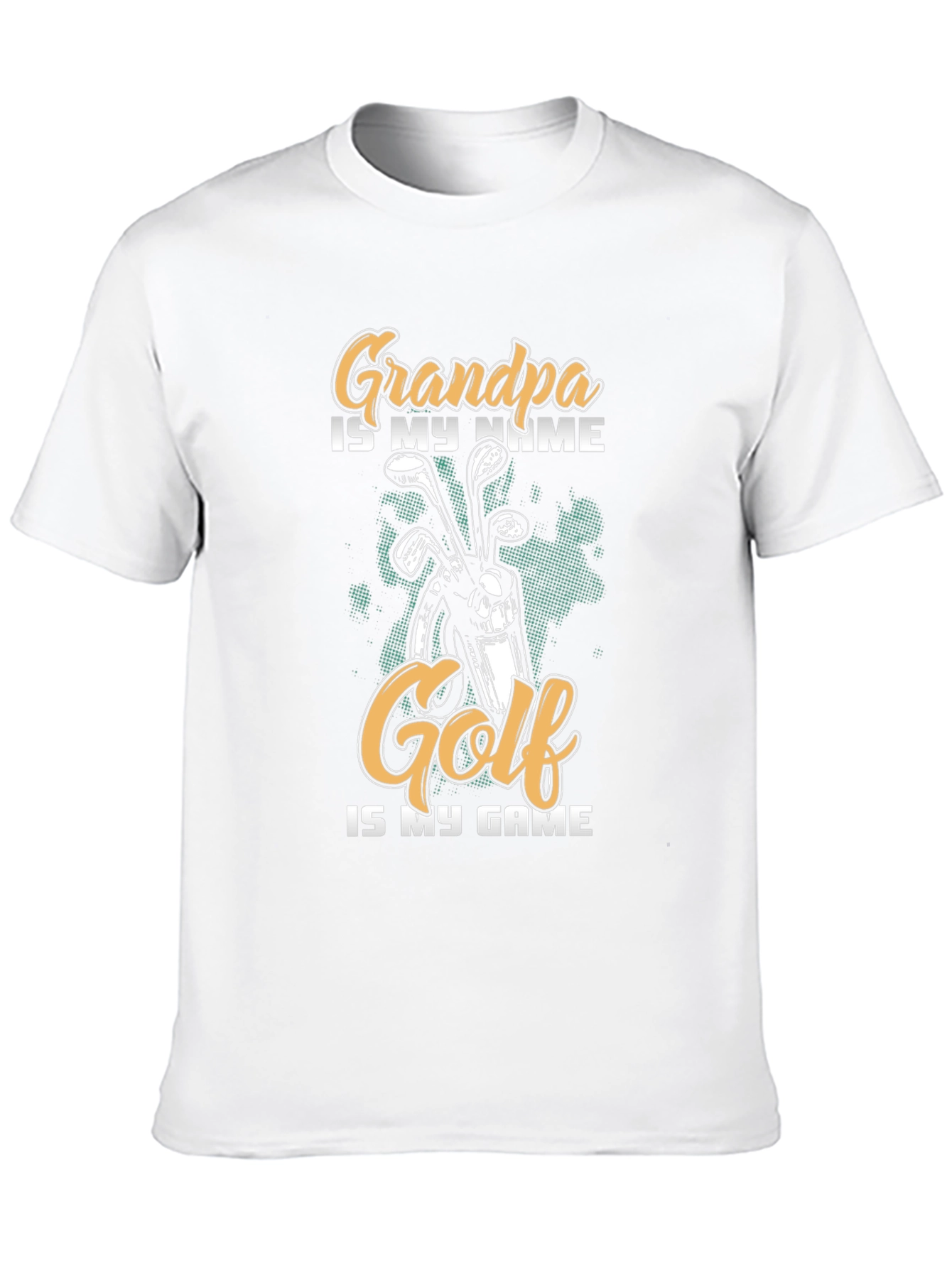Grandpa Golf T-Shirt - My Name My Game!