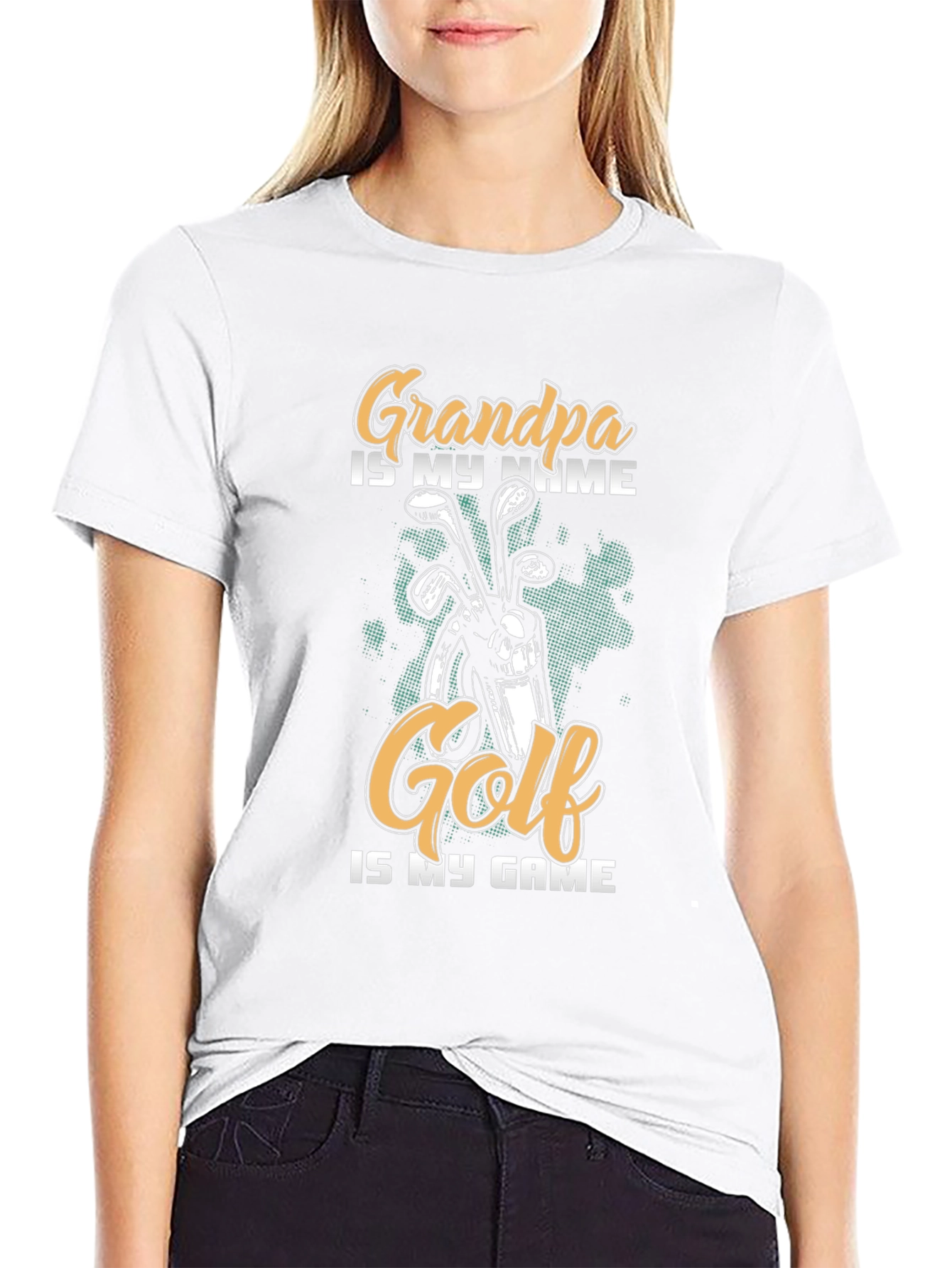 Grandpa Golf T-Shirt - My Name My Game!