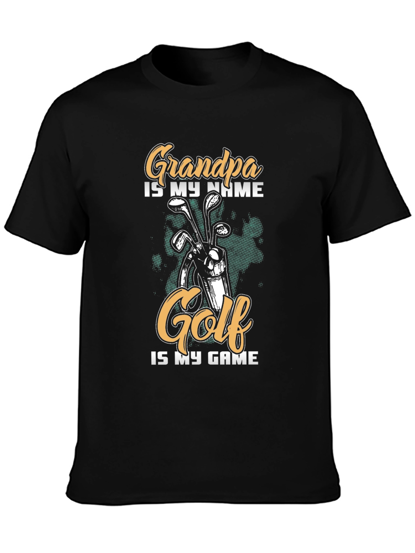 Grandpa Golf T-Shirt - My Name My Game!