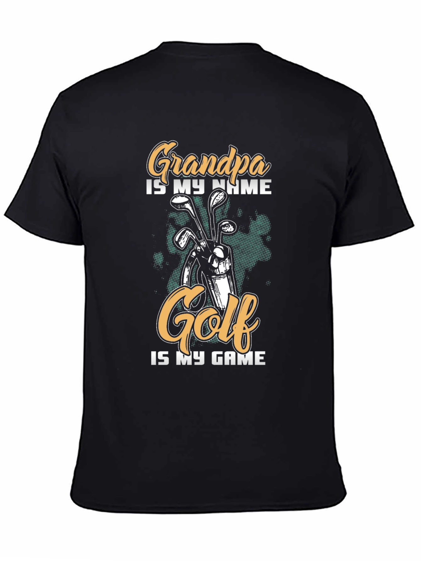 Grandpa Golf T-Shirt - My Name My Game!