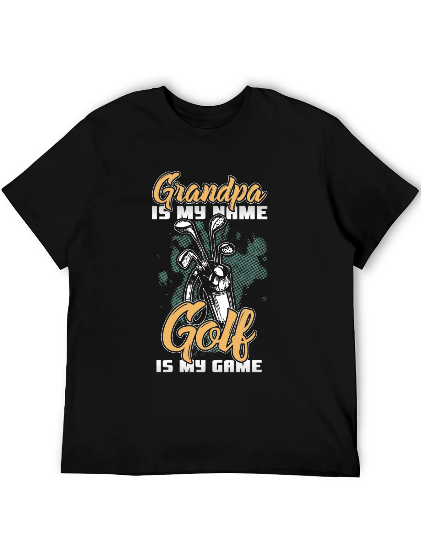 Grandpa Golf T-Shirt - My Name My Game!