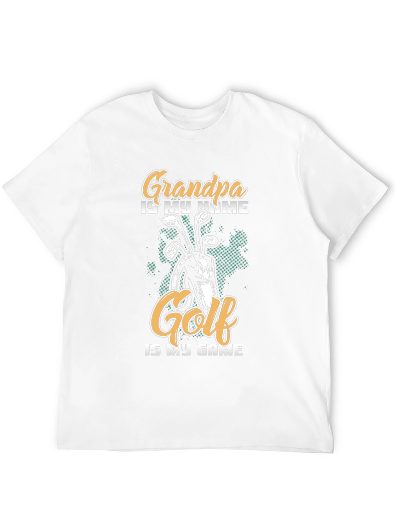 Grandpa Golf T-Shirt - My Name My Game!