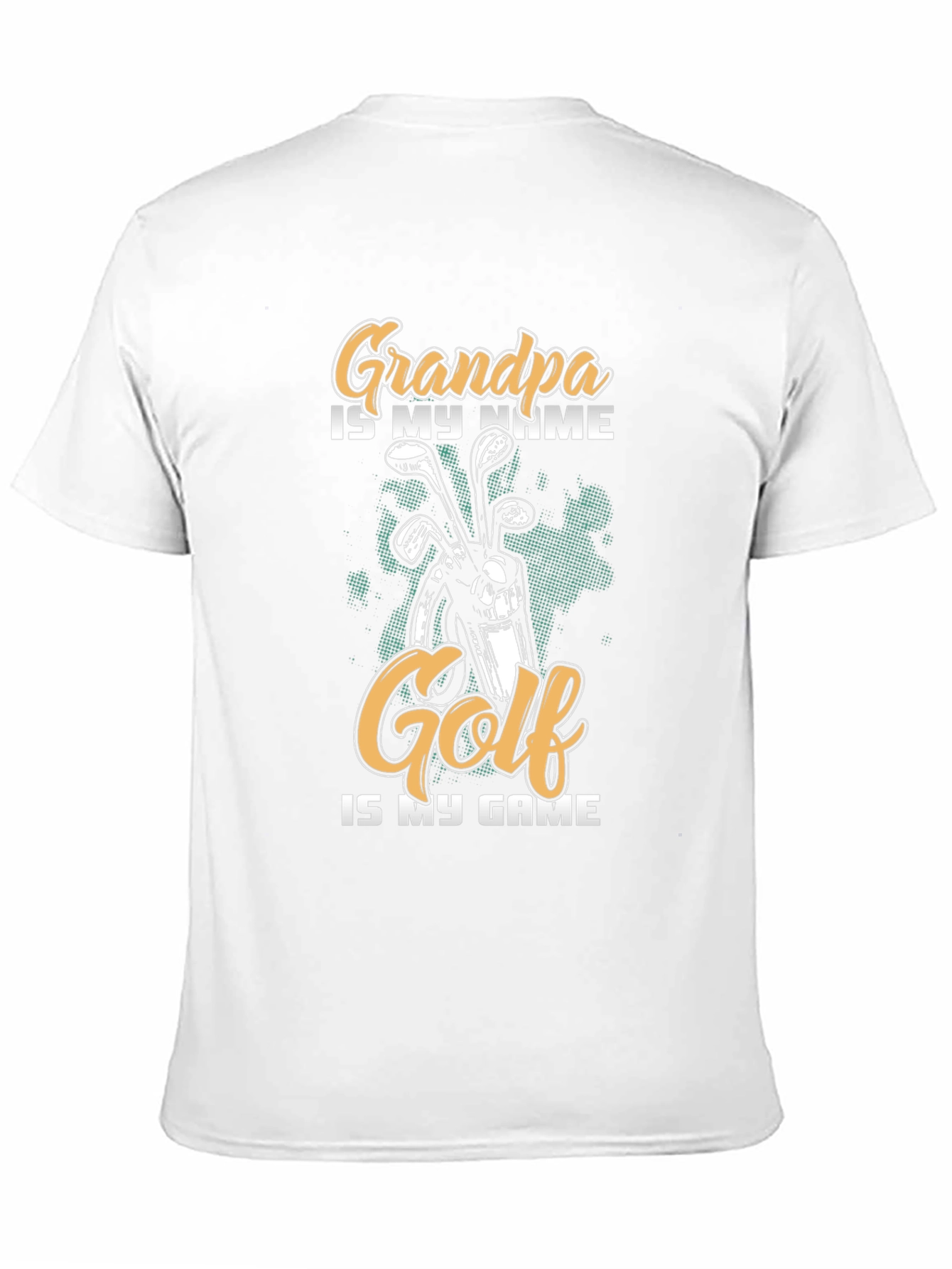 Grandpa Golf T-Shirt - My Name My Game!