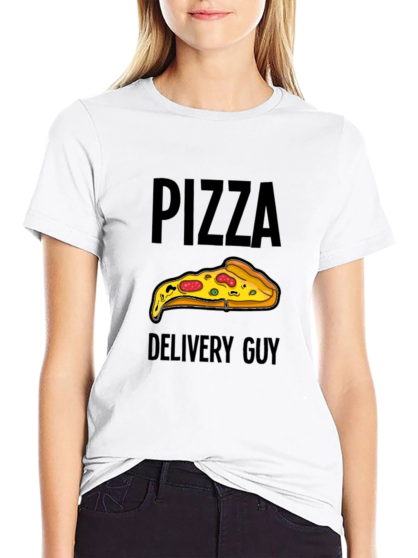 Pizza Delivery Guy Graphic T-Shirt