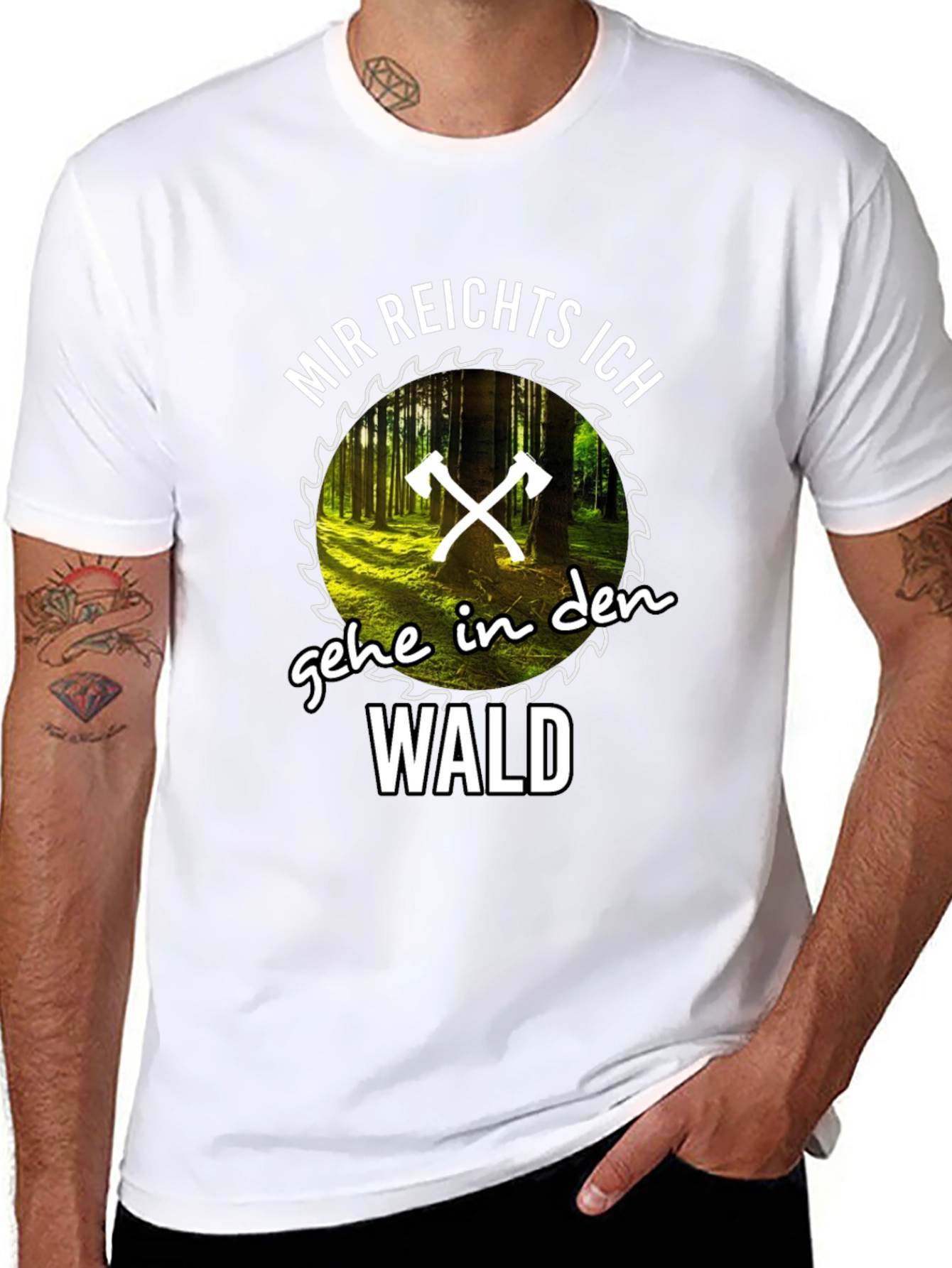 Funny Mir Reichts Ich Gehe In Den Wald T-Shirt