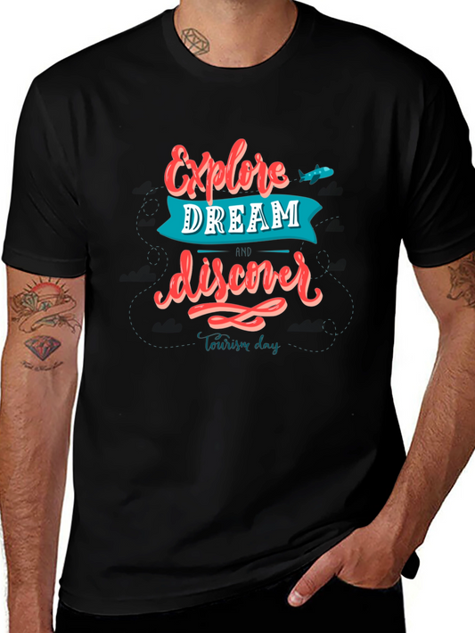 Explore Dream Discover T-Shirt - Travel Tee